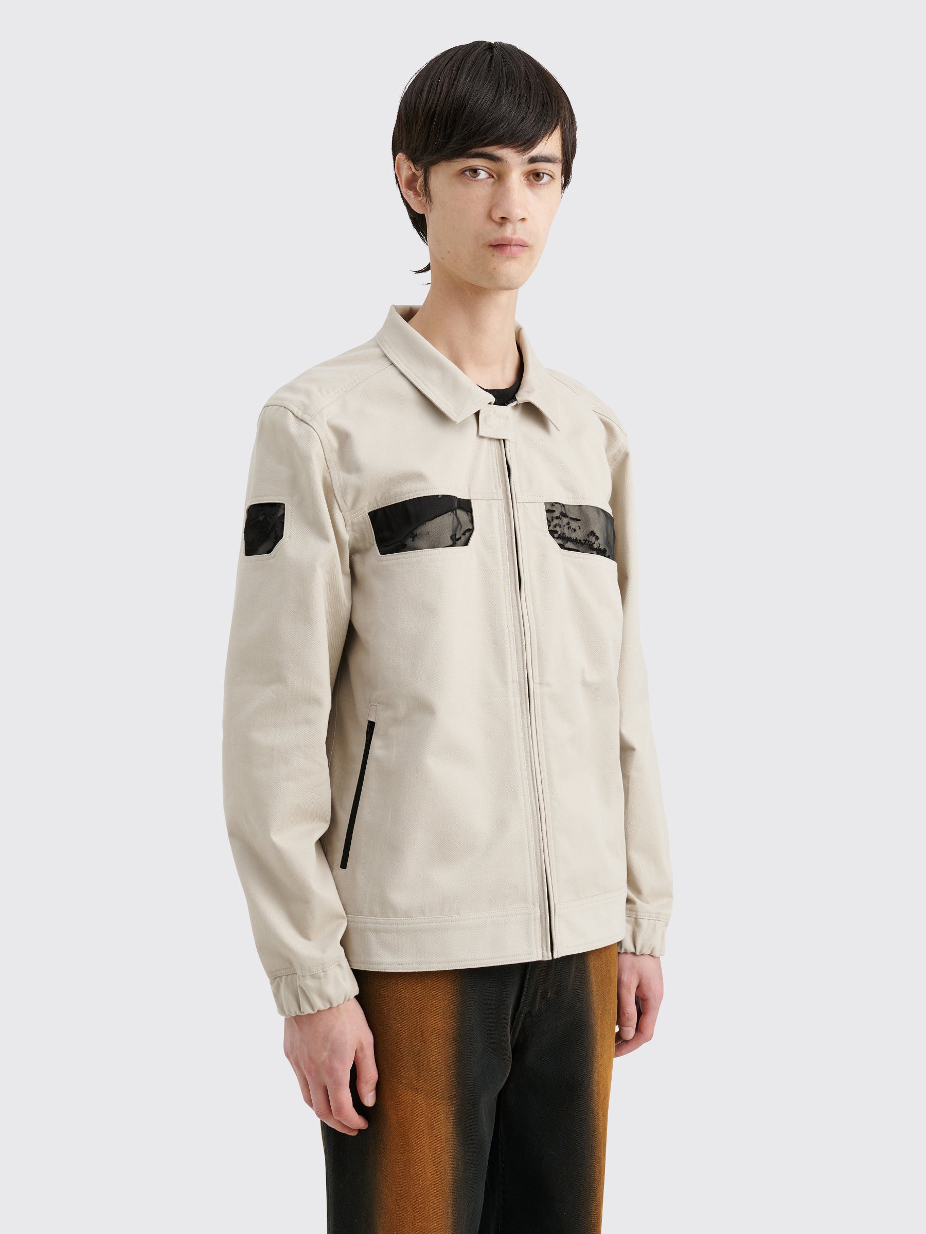 Olly Shinder Cotton Window Jacket Stone