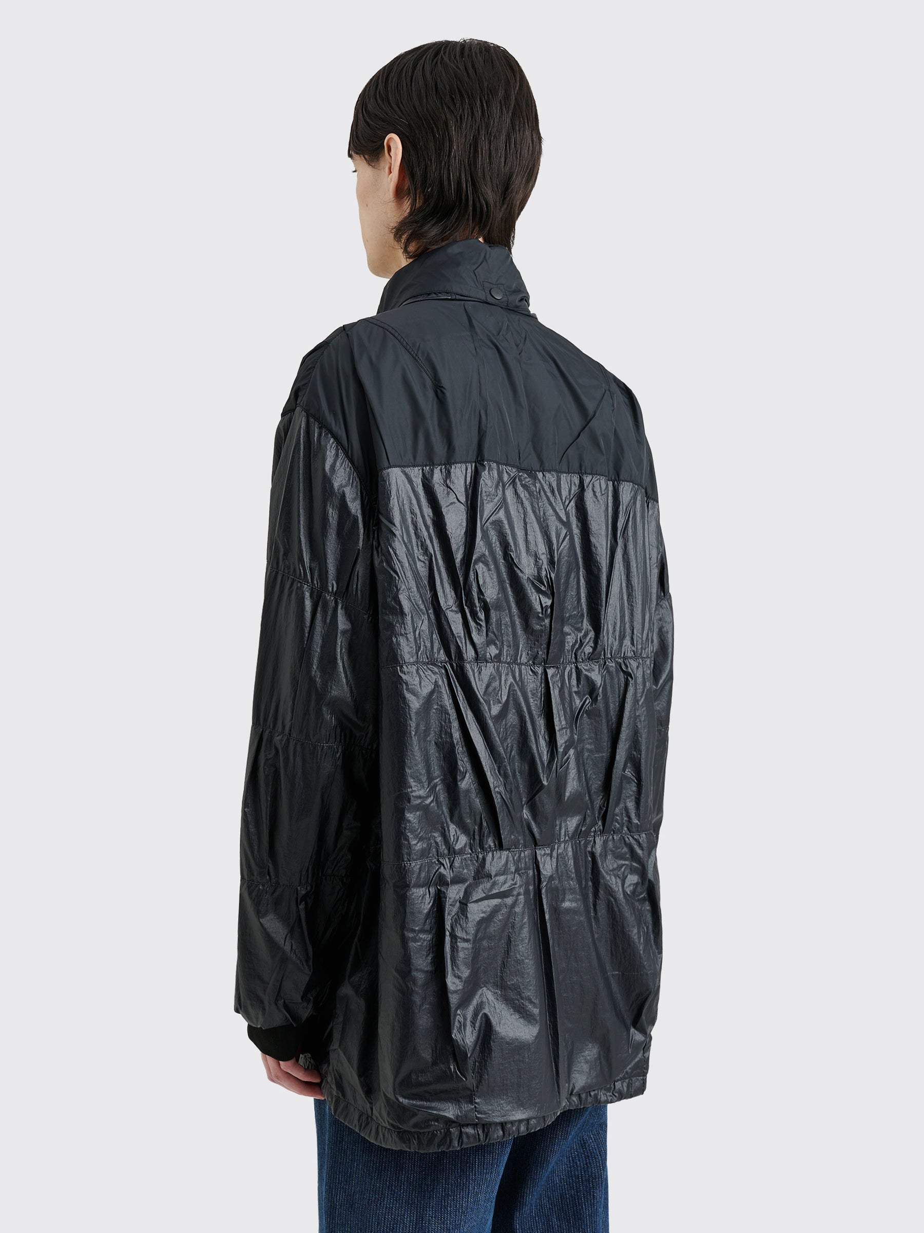 Our Legacy Exhaust Puffa Black Rubberized Nylon