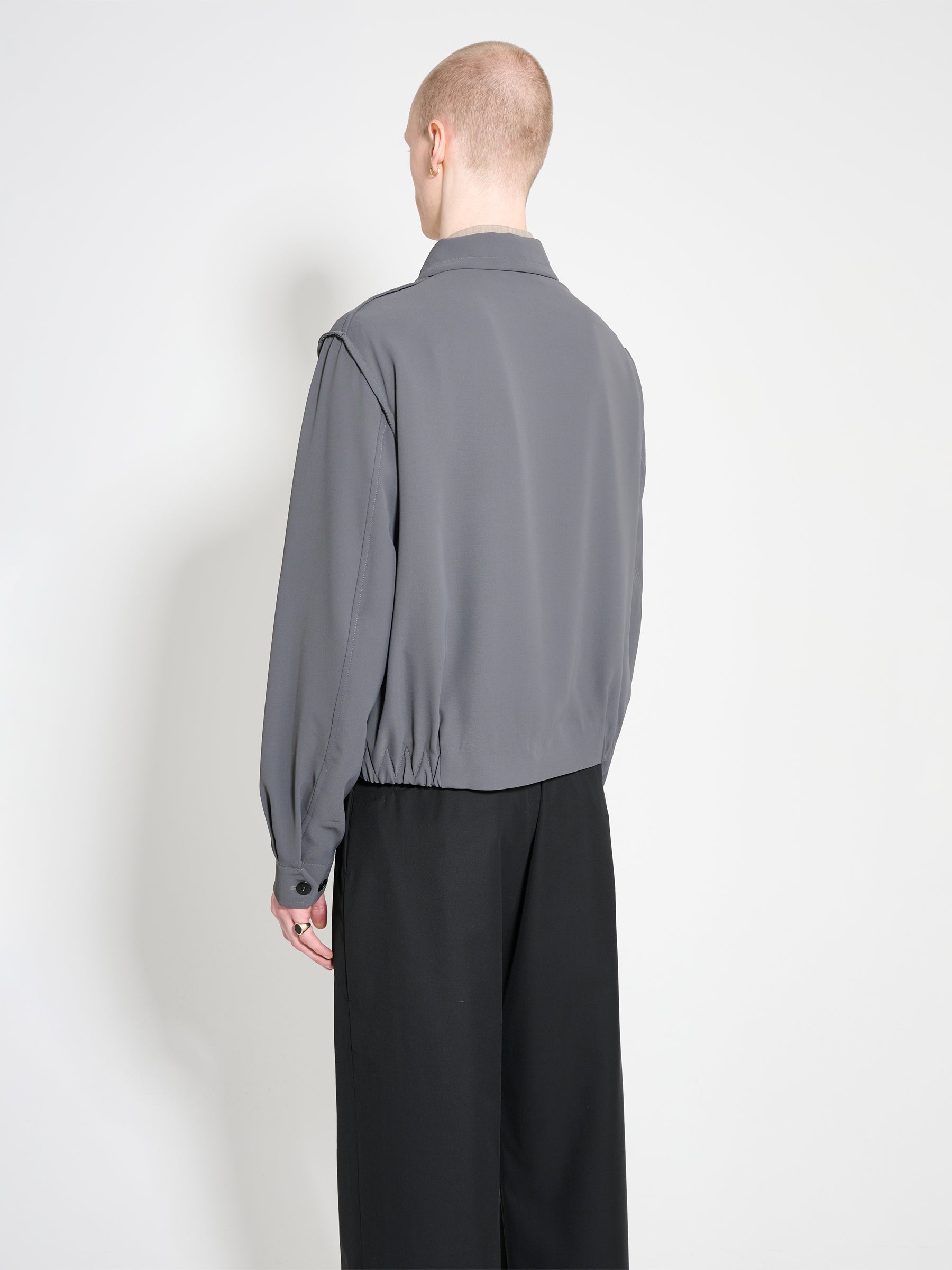 Random Identities Simmo Vintage Zip Up Blouson Grey