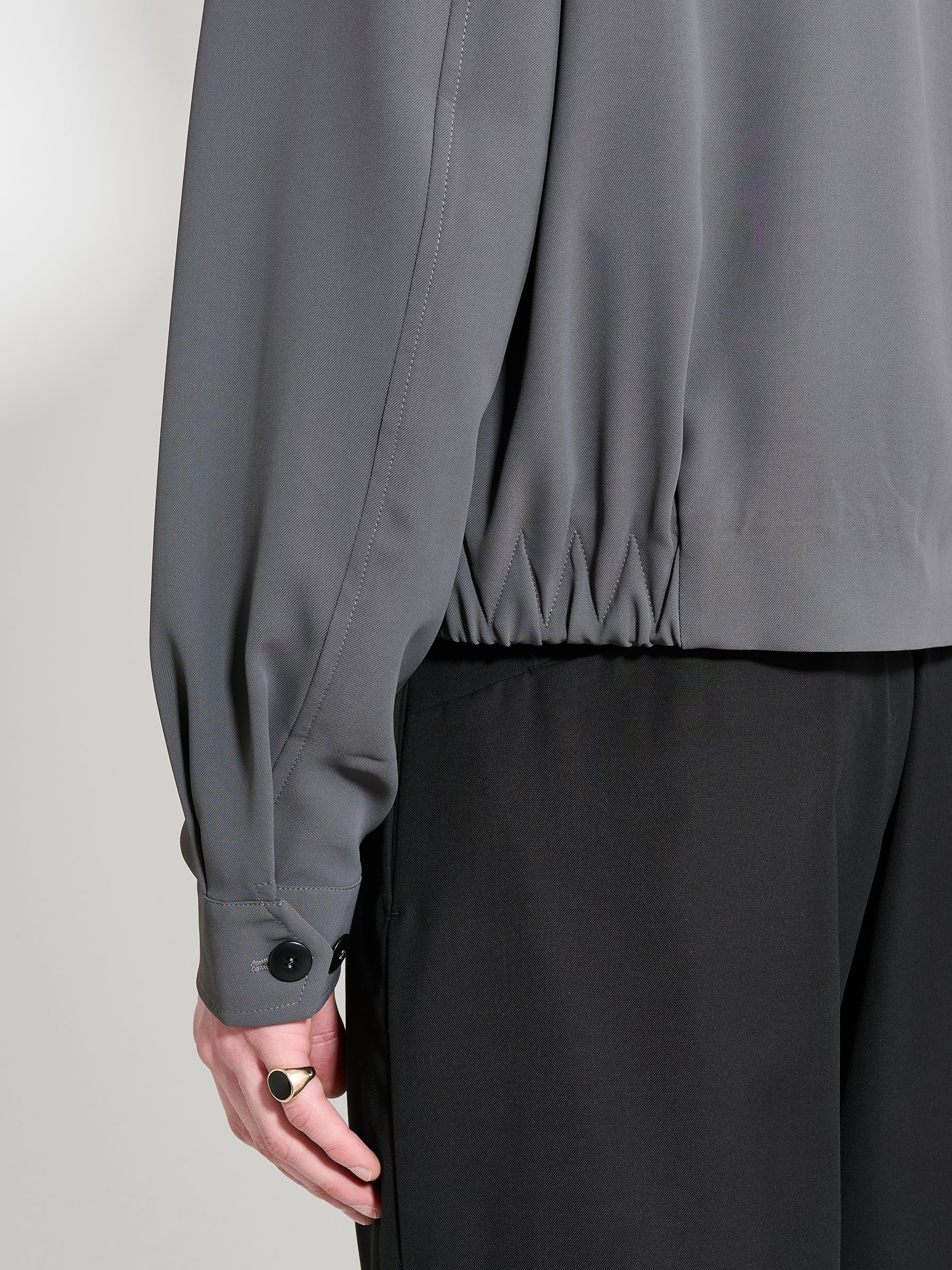 Random Identities Simmo Vintage Zip Up Blouson Grey