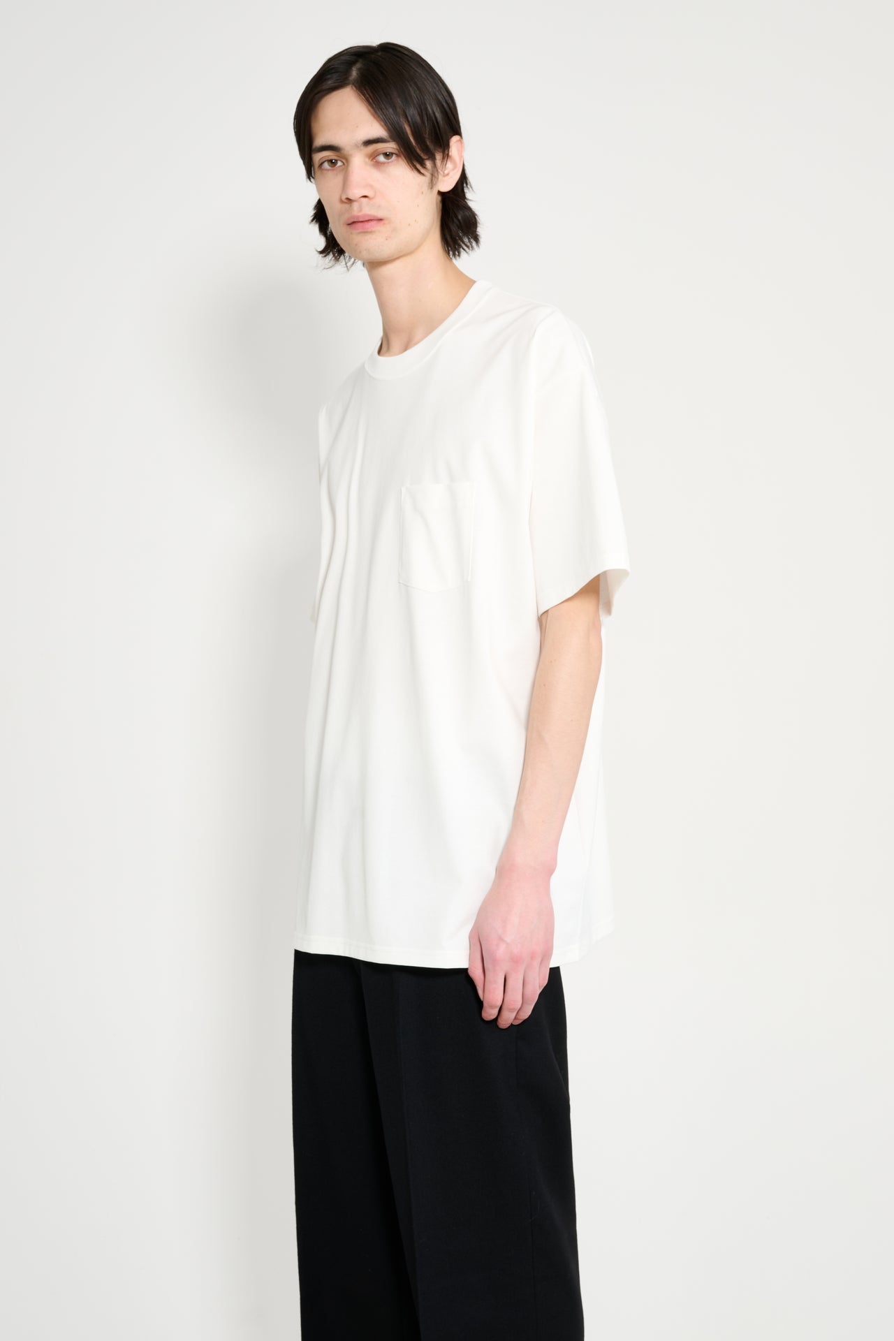 ssstein Oversized Pocket Tee White