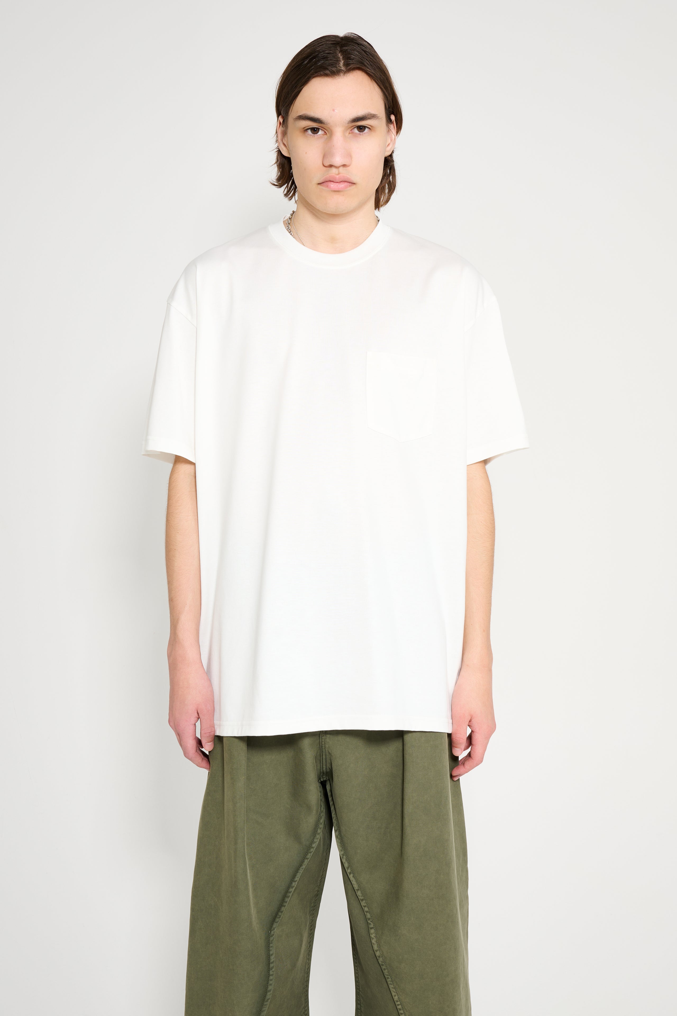 ssstein Oversized Pocket Tee White