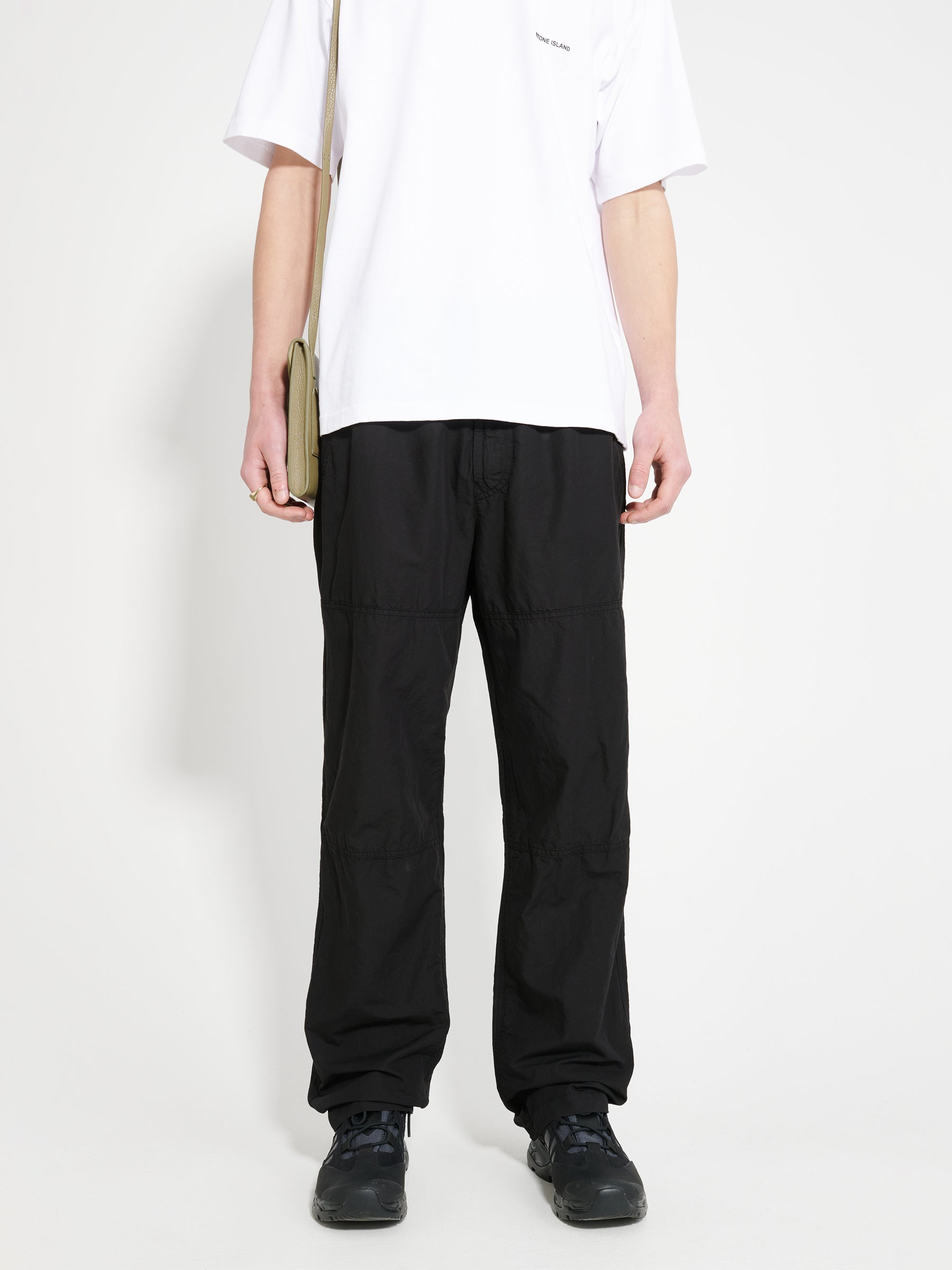 Stone Island Regular Woven Pants Black