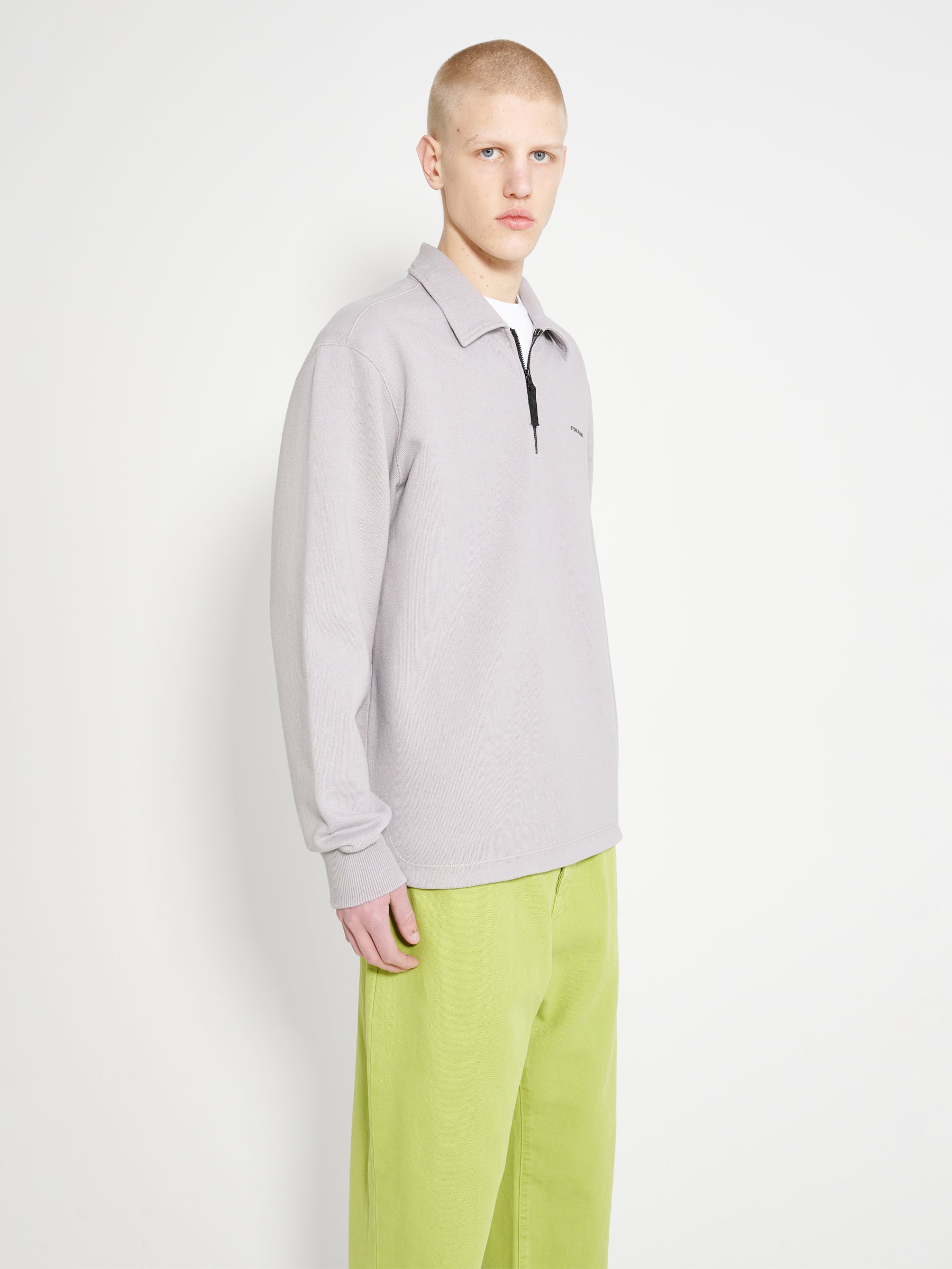 Stone Island Half Zip Knit Dust