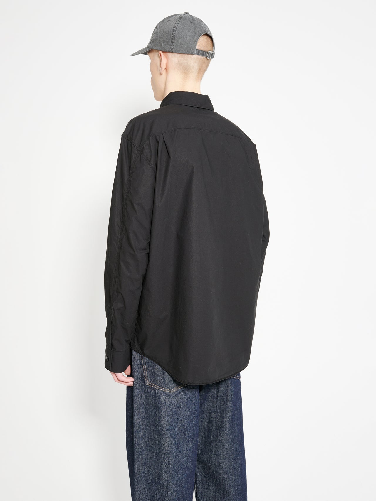 Stone Island Button Down Shirt Black