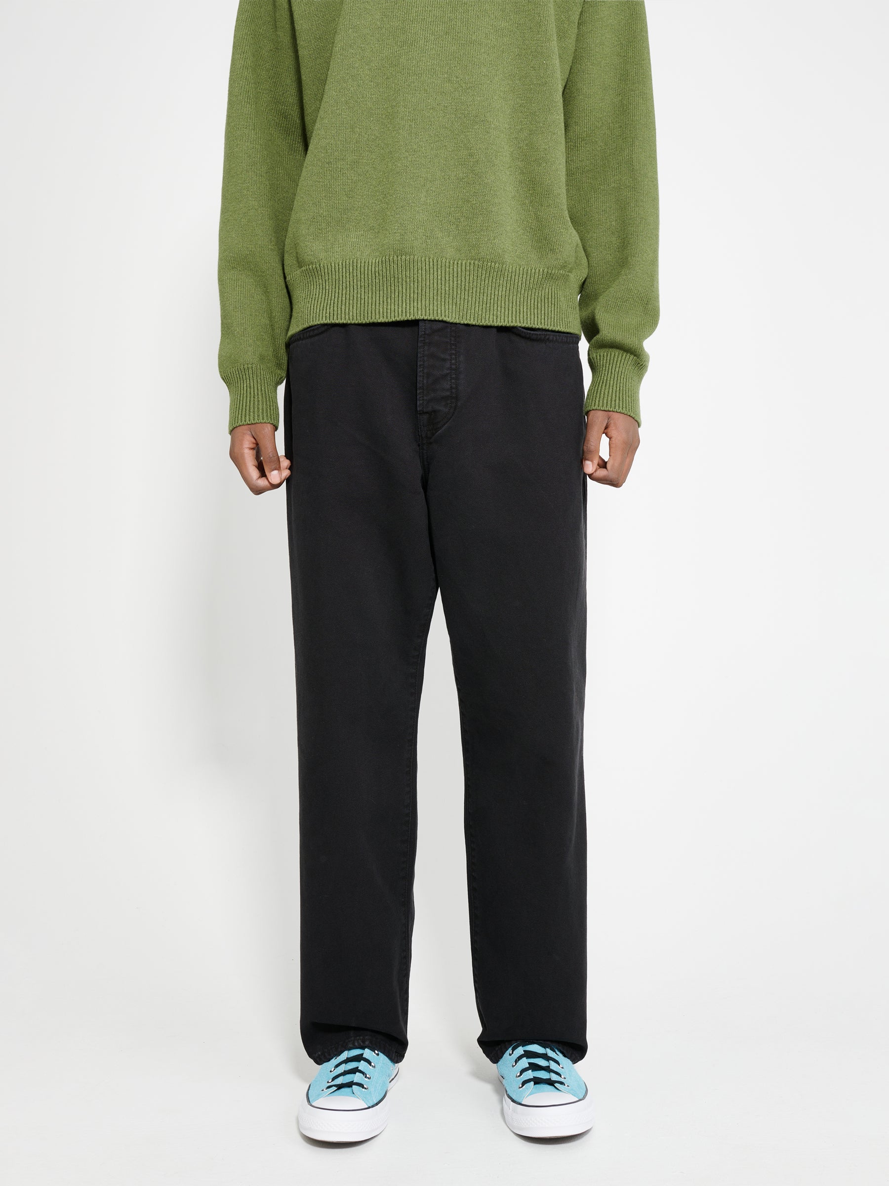 Stüssy Washed Canvas Big Ol’ Jeans Black