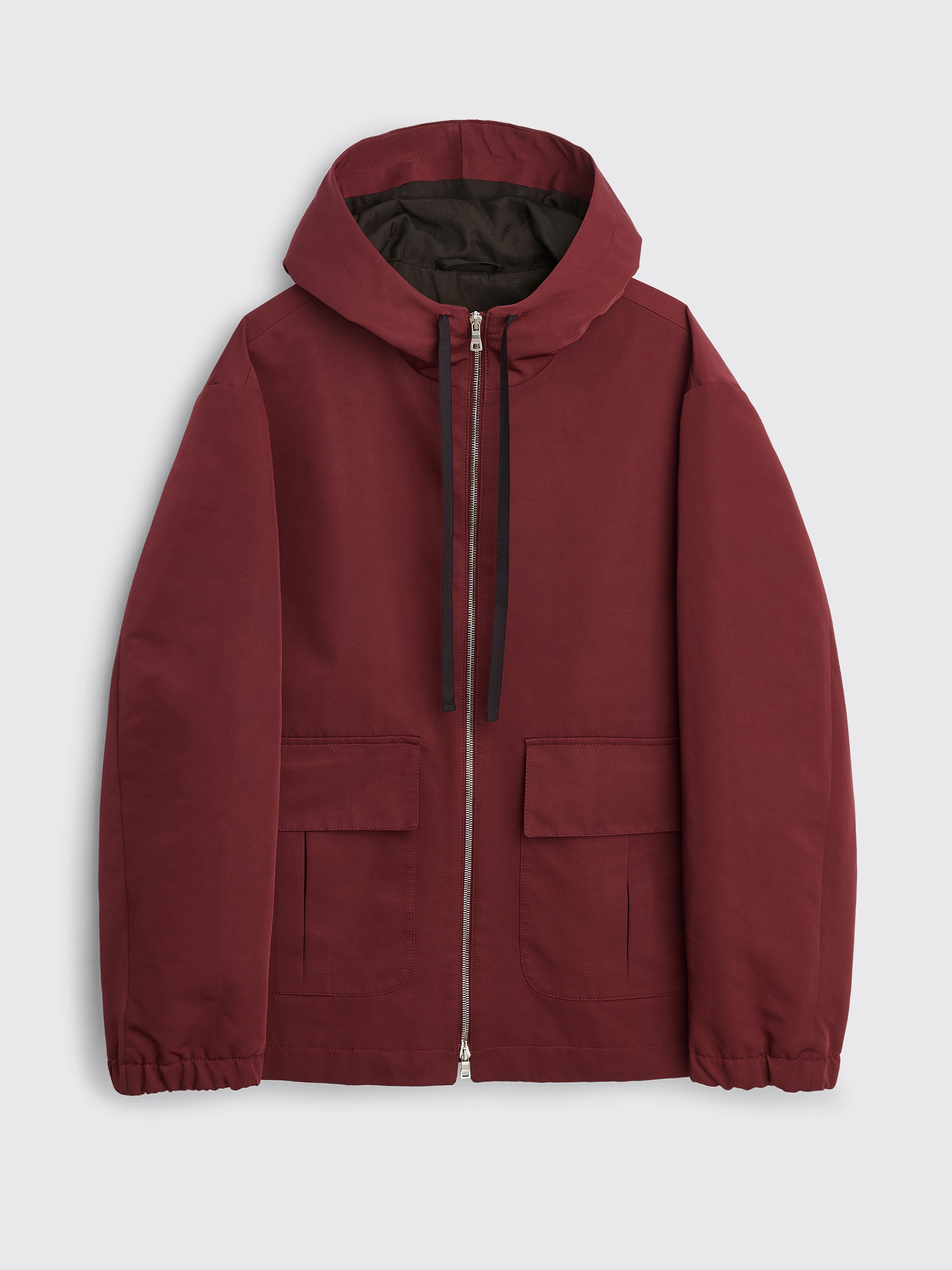 TRES BIEN ATELJÉ Cropped Parka Burgundy