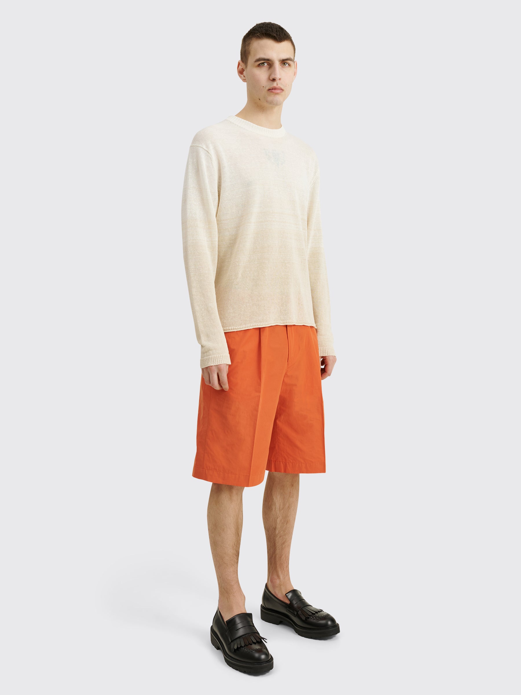 TRES BIEN ATELJÉ Suit Shorts Safety Orange