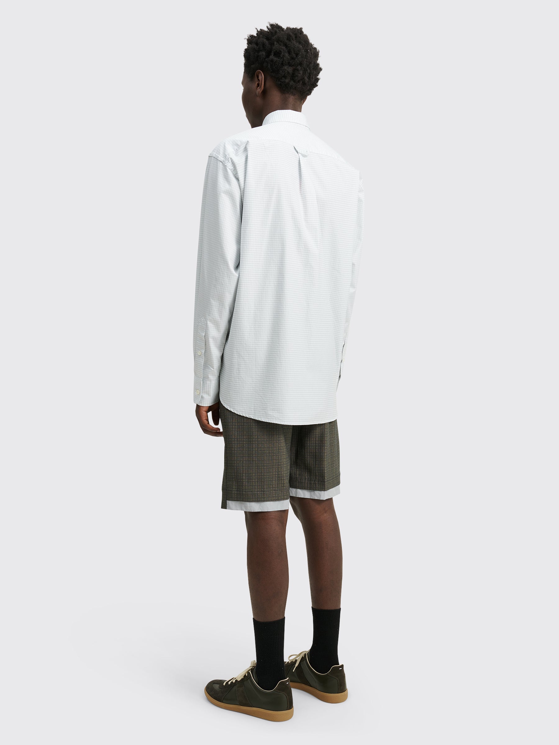 TRÈS BIEN everywear Sport Shorts Viscose Grey Check