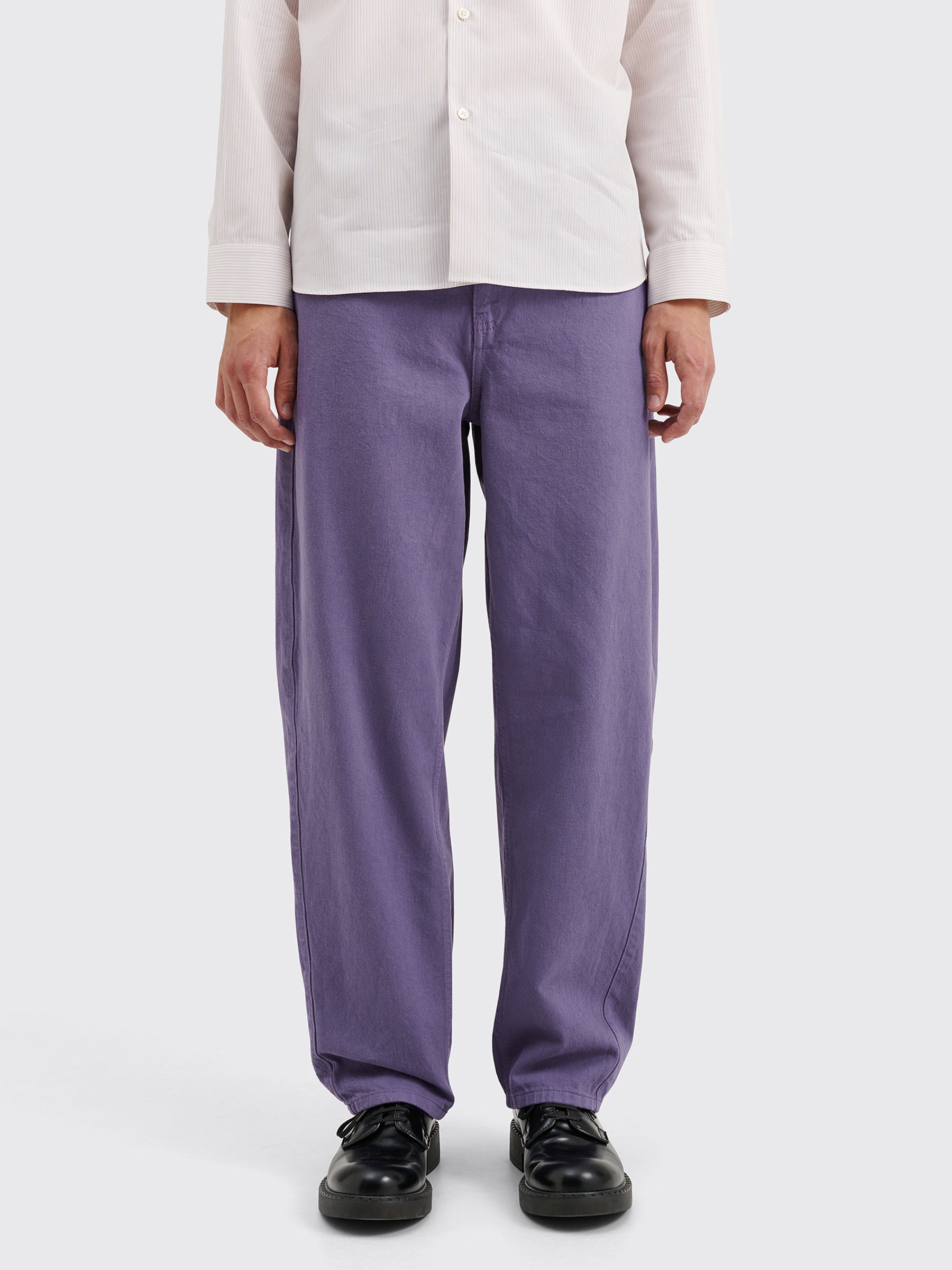 TRÈS BIEN everywear Twisted 5 Pocket Work Pant Twill Purple