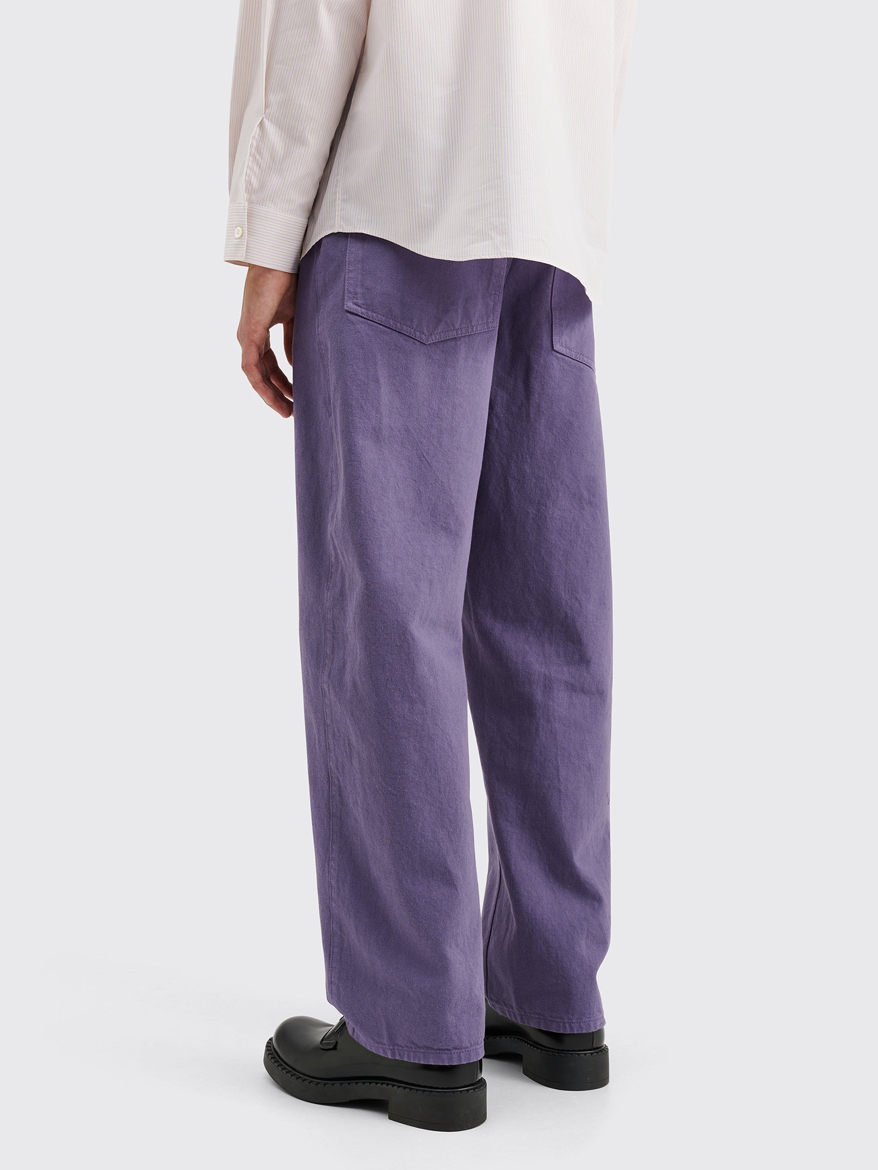 TRÈS BIEN everywear Twisted 5 Pocket Work Pant Twill Purple