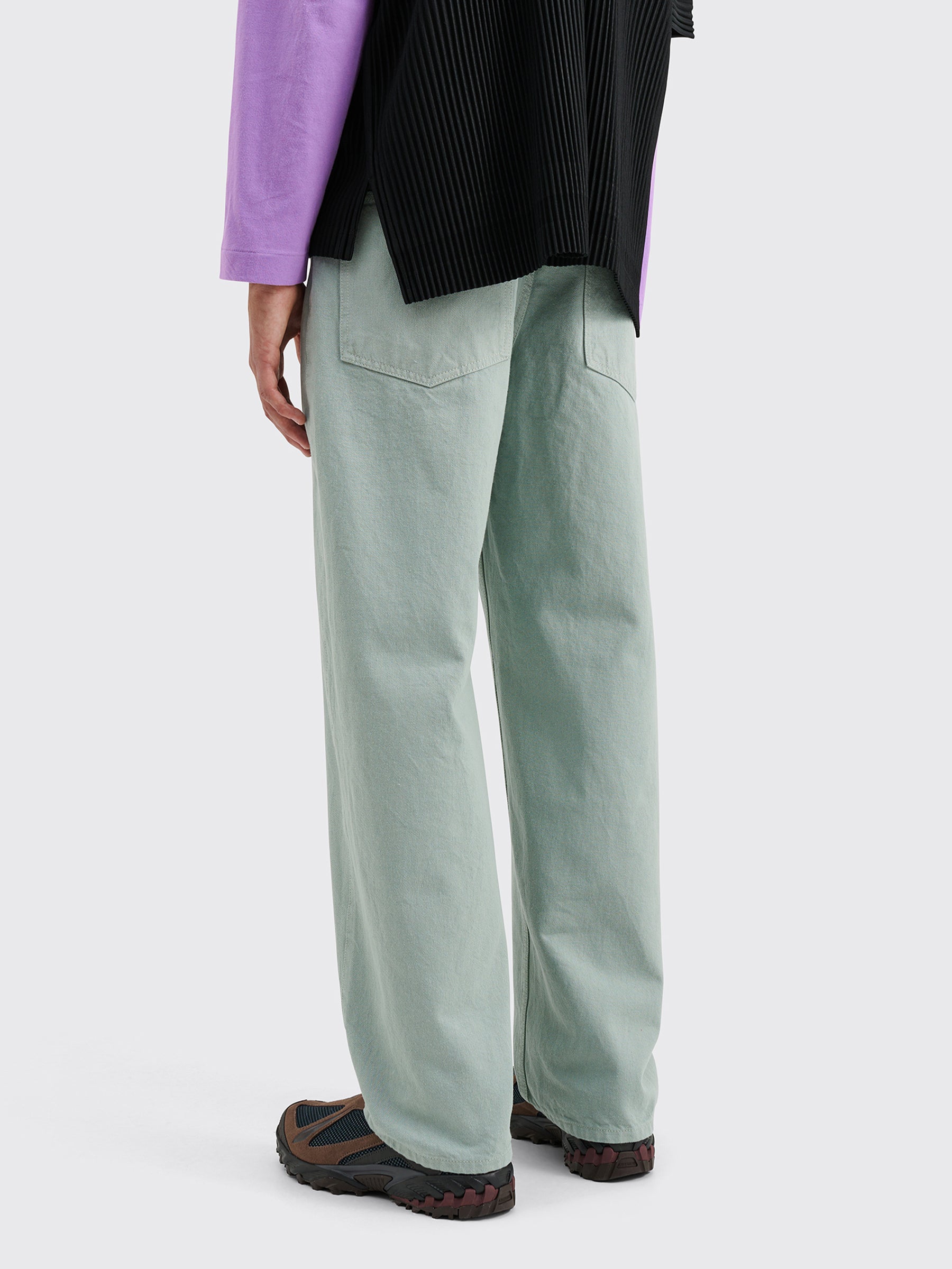 TRÈS BIEN everywear Twisted 5 Pocket Work Pant Twill Grey