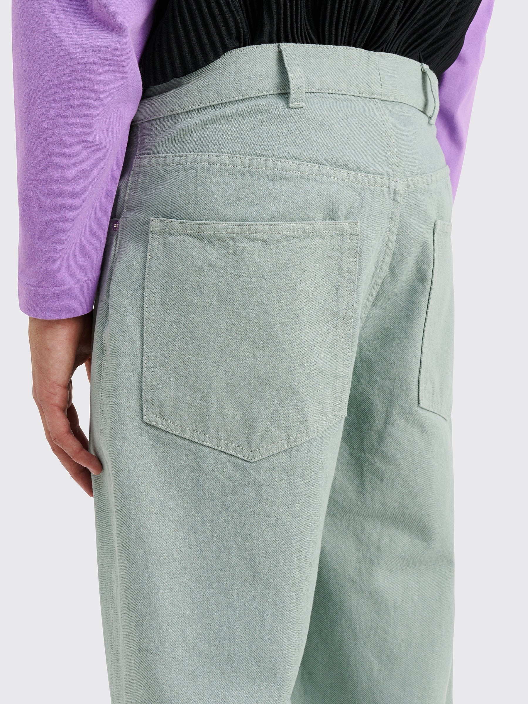 TRÈS BIEN everywear Twisted 5 Pocket Work Pant Twill Grey
