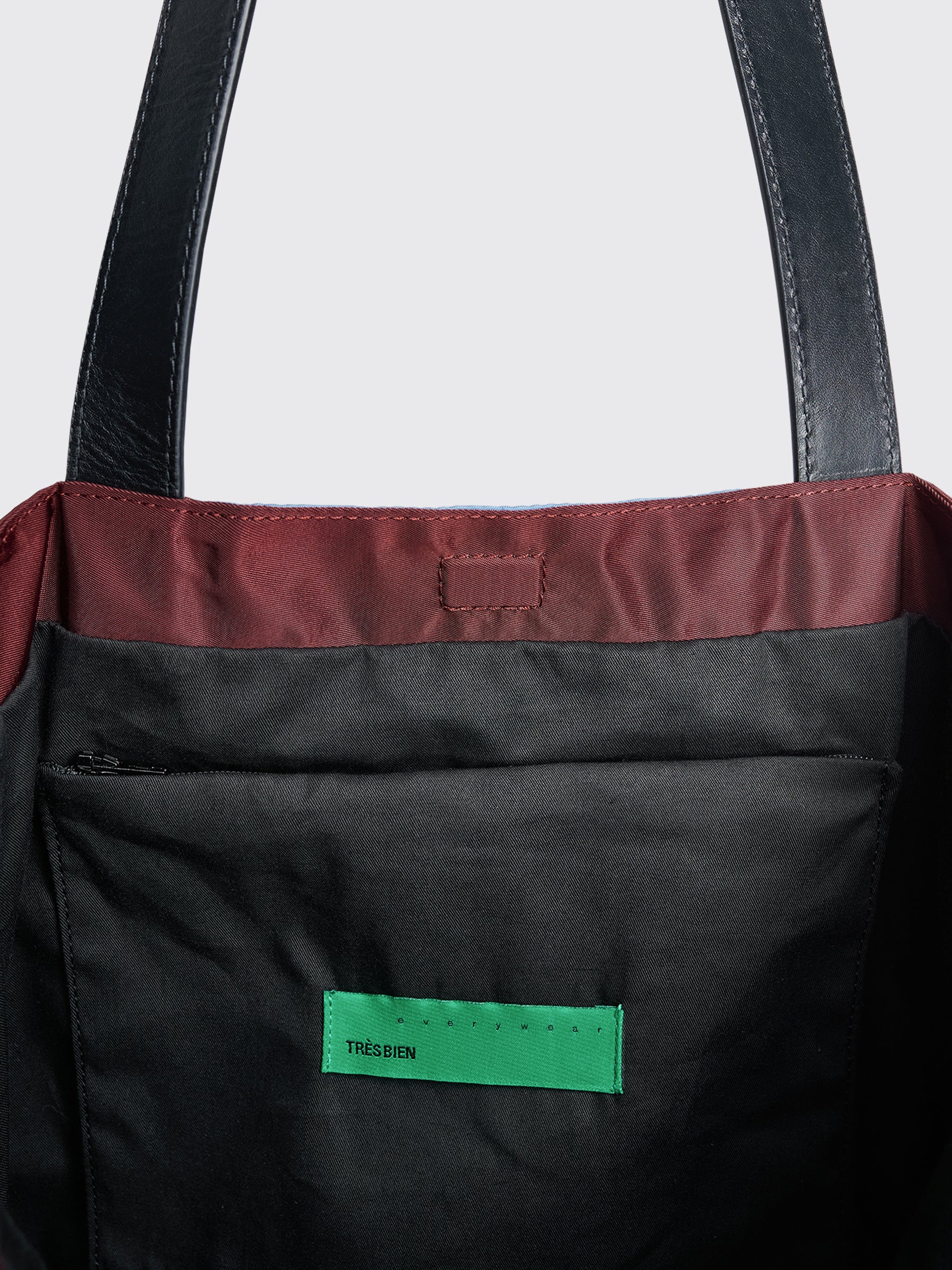 TRÈS BIEN everywear Shopper Bag Tech Burgundy / Blue