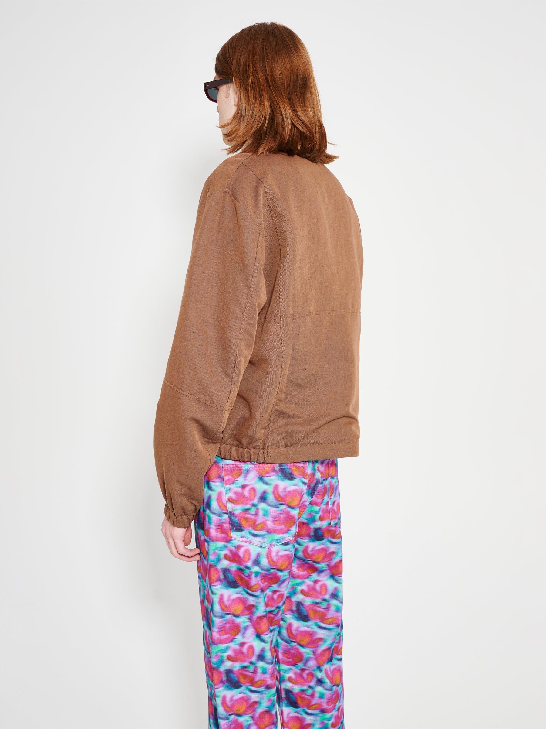 TRÈS BIEN everywear Zip Blouson Hemp Brown