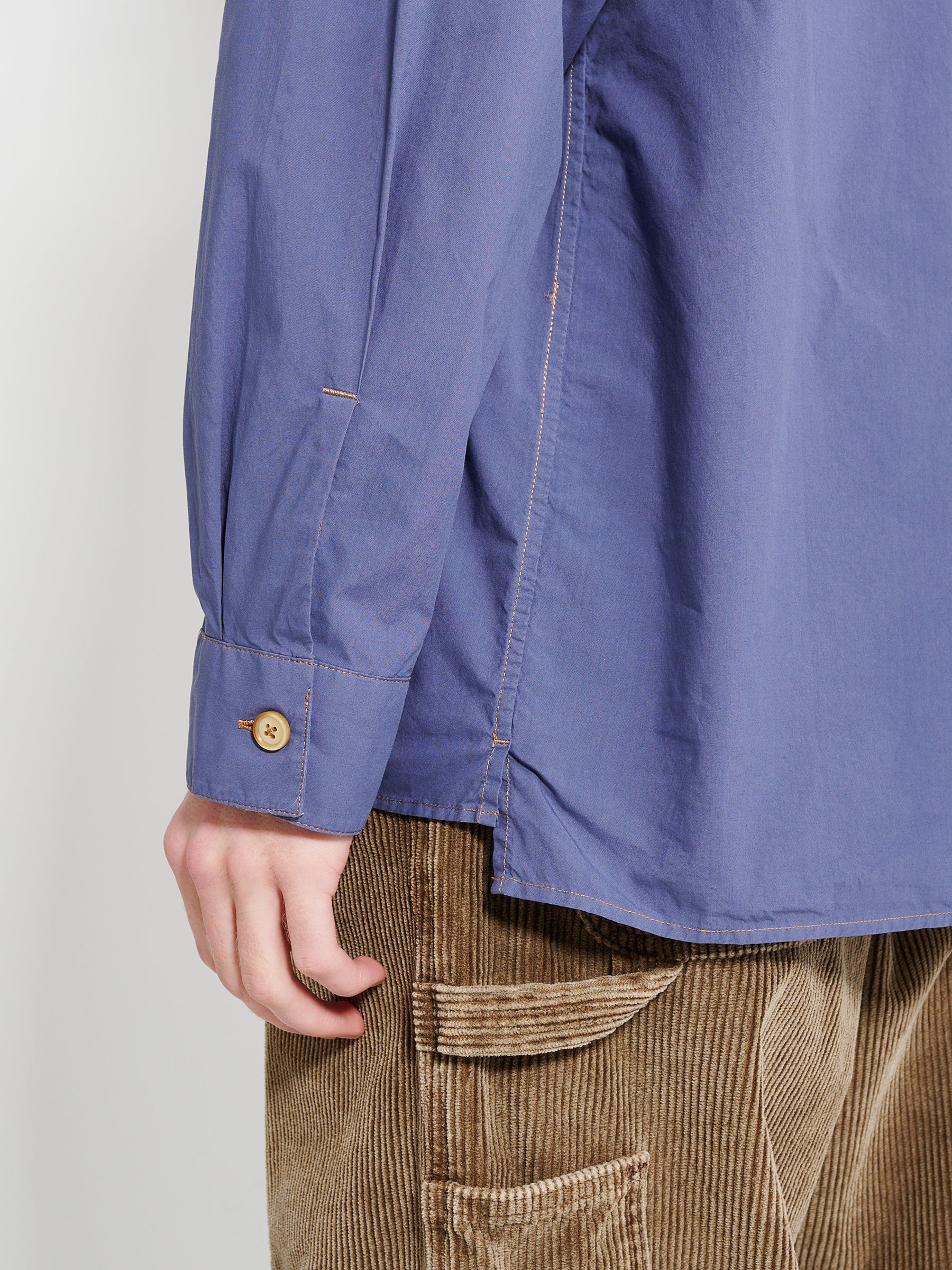 TRÈS BIEN everywear Universal Shirt Cotton Blue