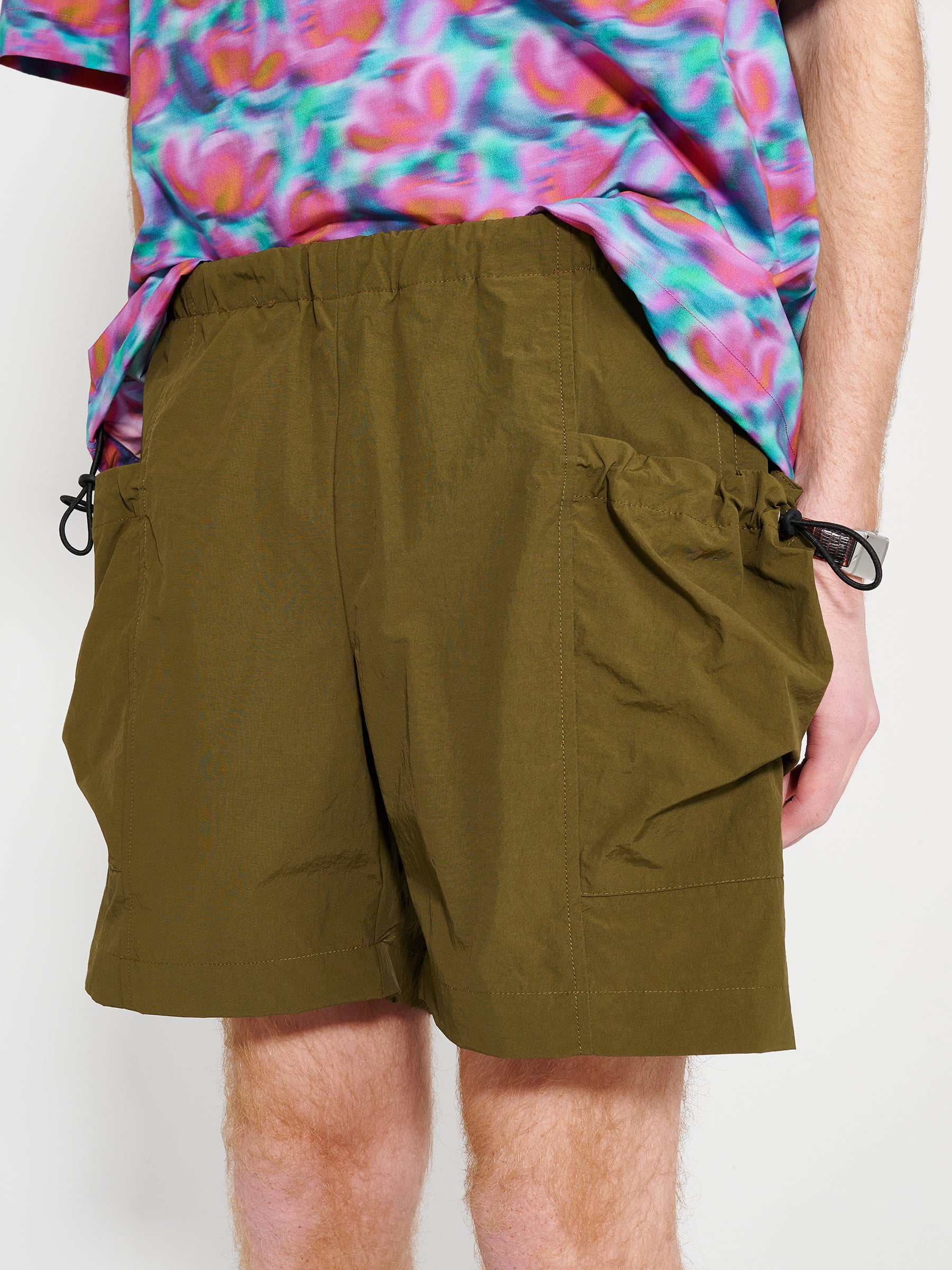 TRÈS BIEN everywear Cargo Shorts Recyled Nylon Green