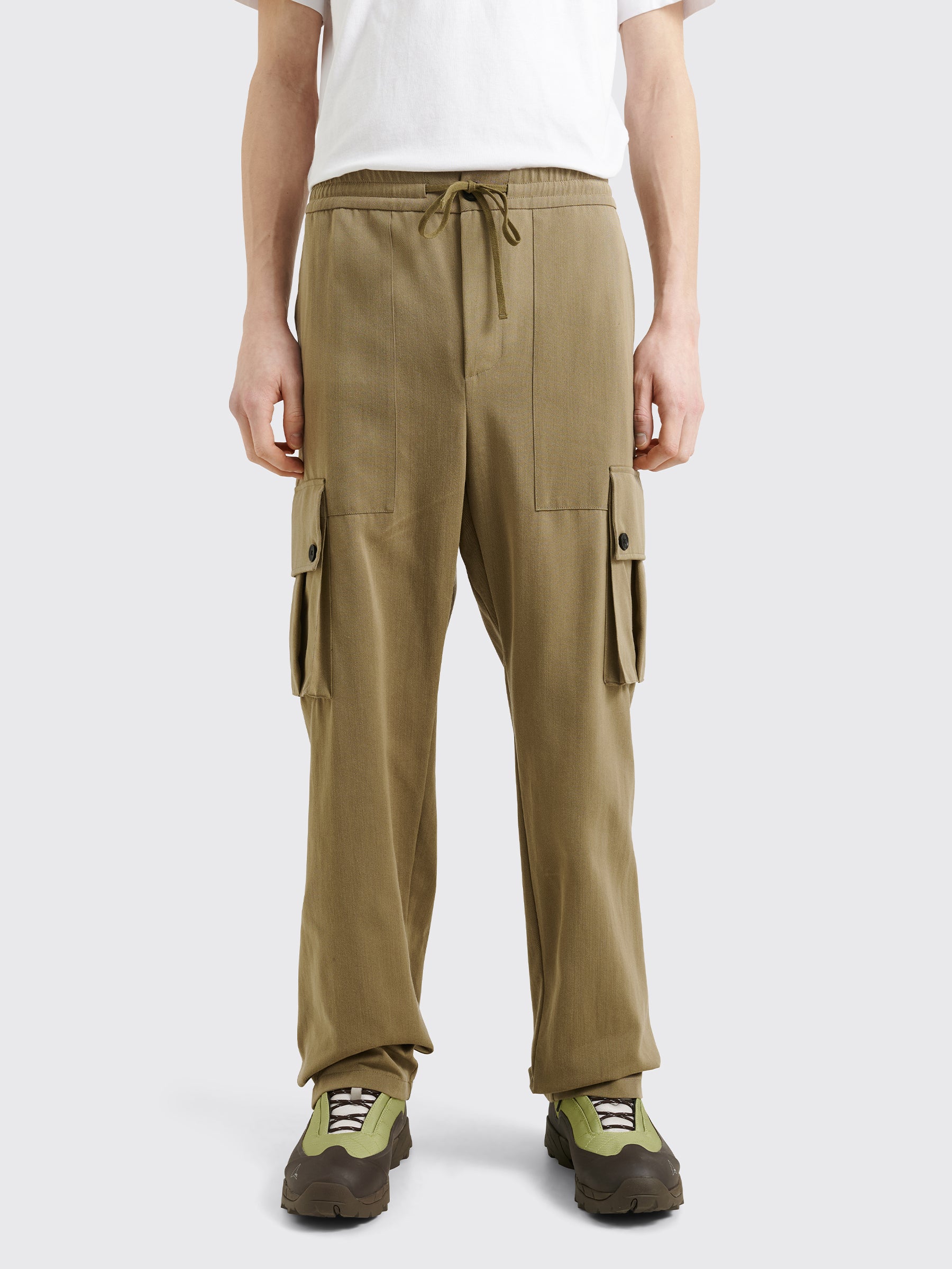 TRÈS BIEN everywear Cargo Pants Wool / Cotton Beige