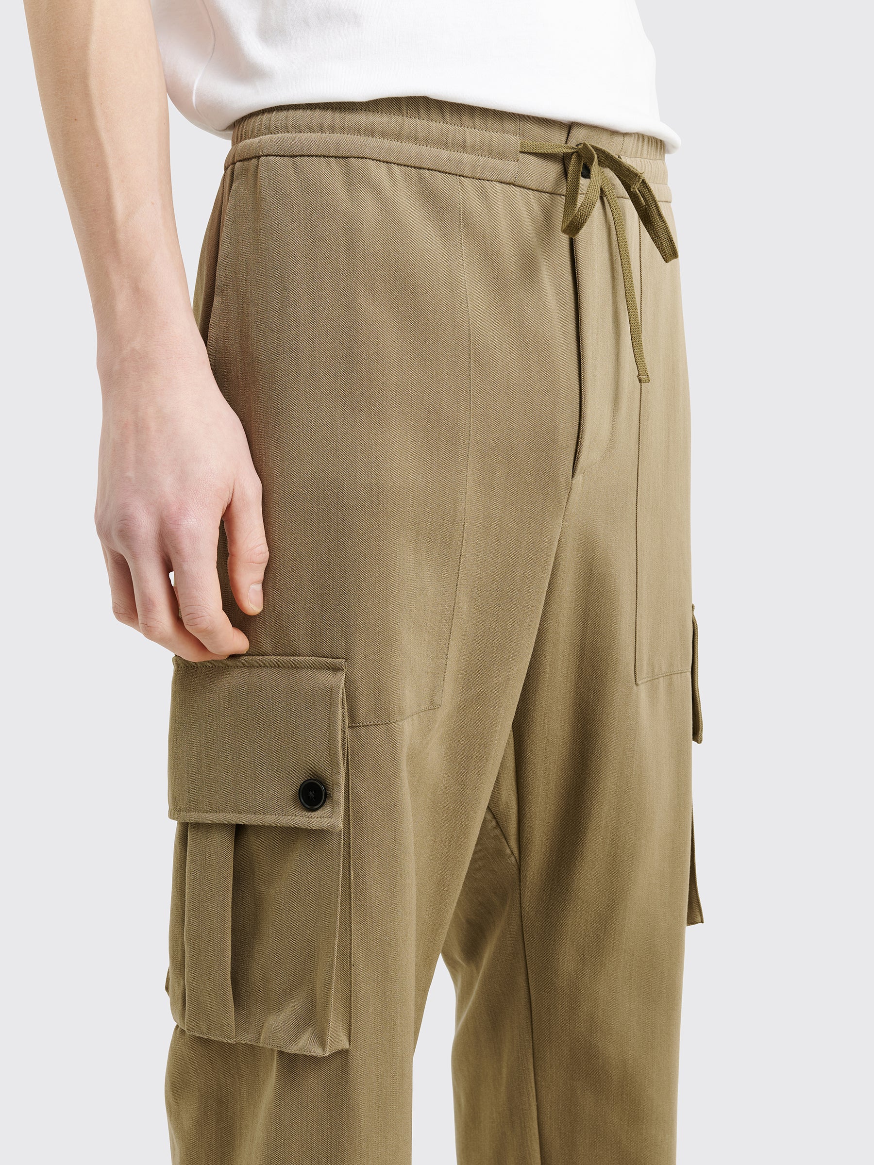 TRÈS BIEN everywear Cargo Pants Wool / Cotton Beige