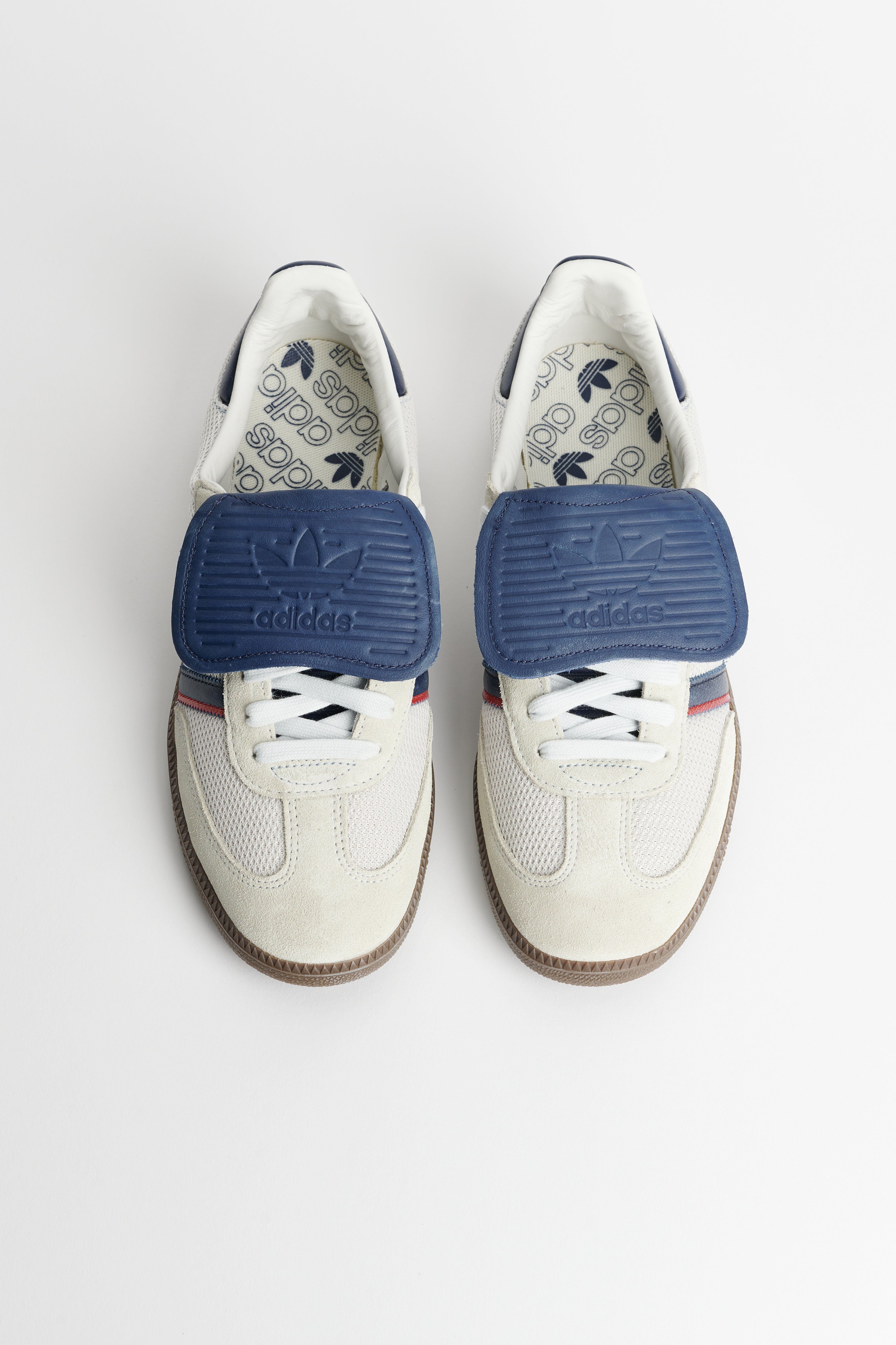 adidas Originals Samba Lt Crystal White / Dark Blue Trs Bien adidas Originals Samba Lt Crystal White / Dark Blue Trs Bien