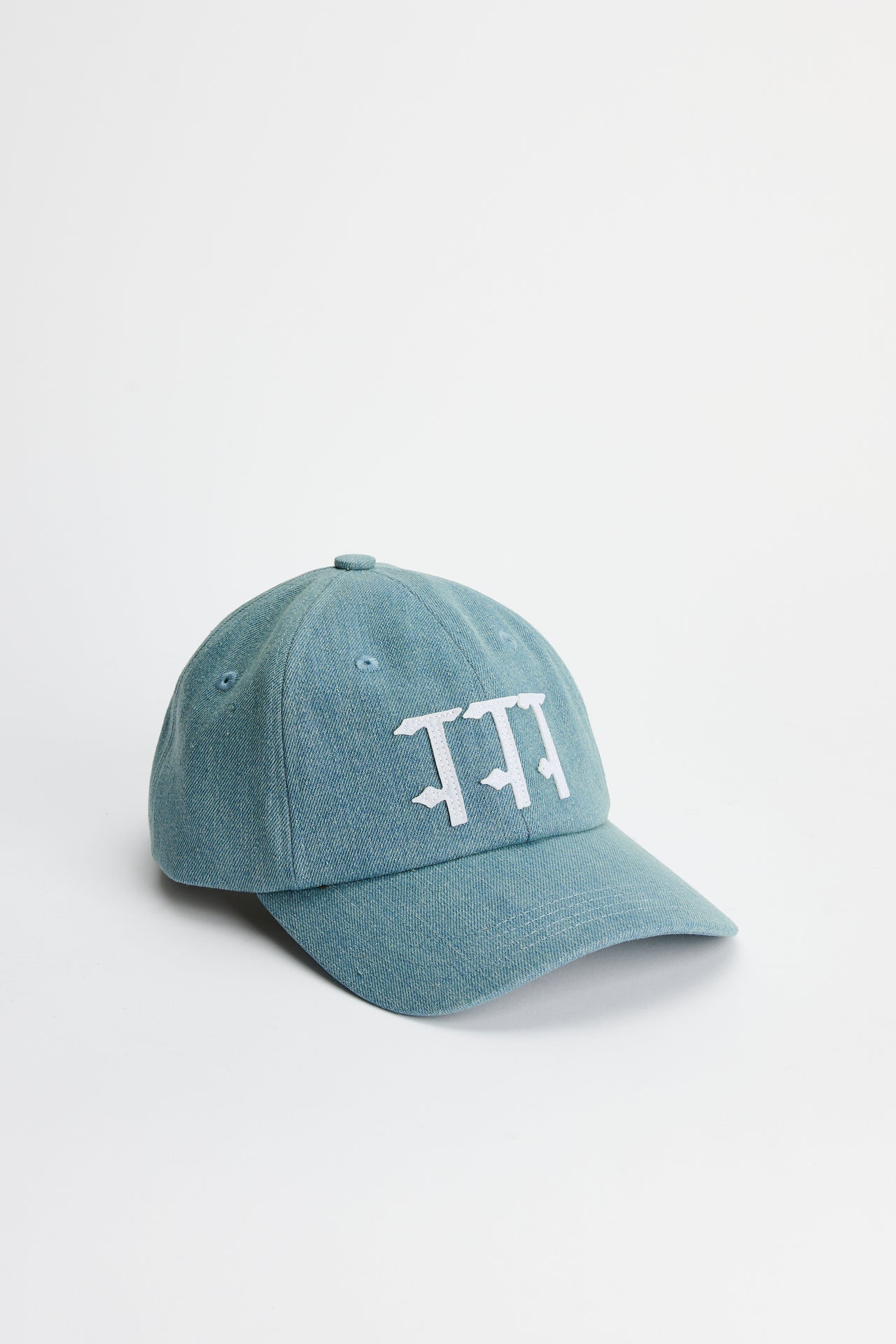 The Trilogy Tapes 6-Panel Hat Stone Wash Denim