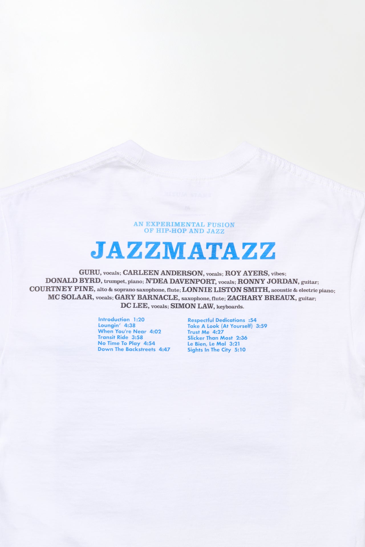 Skate Muzik Jazzmatazz Vol. 1 Tee White