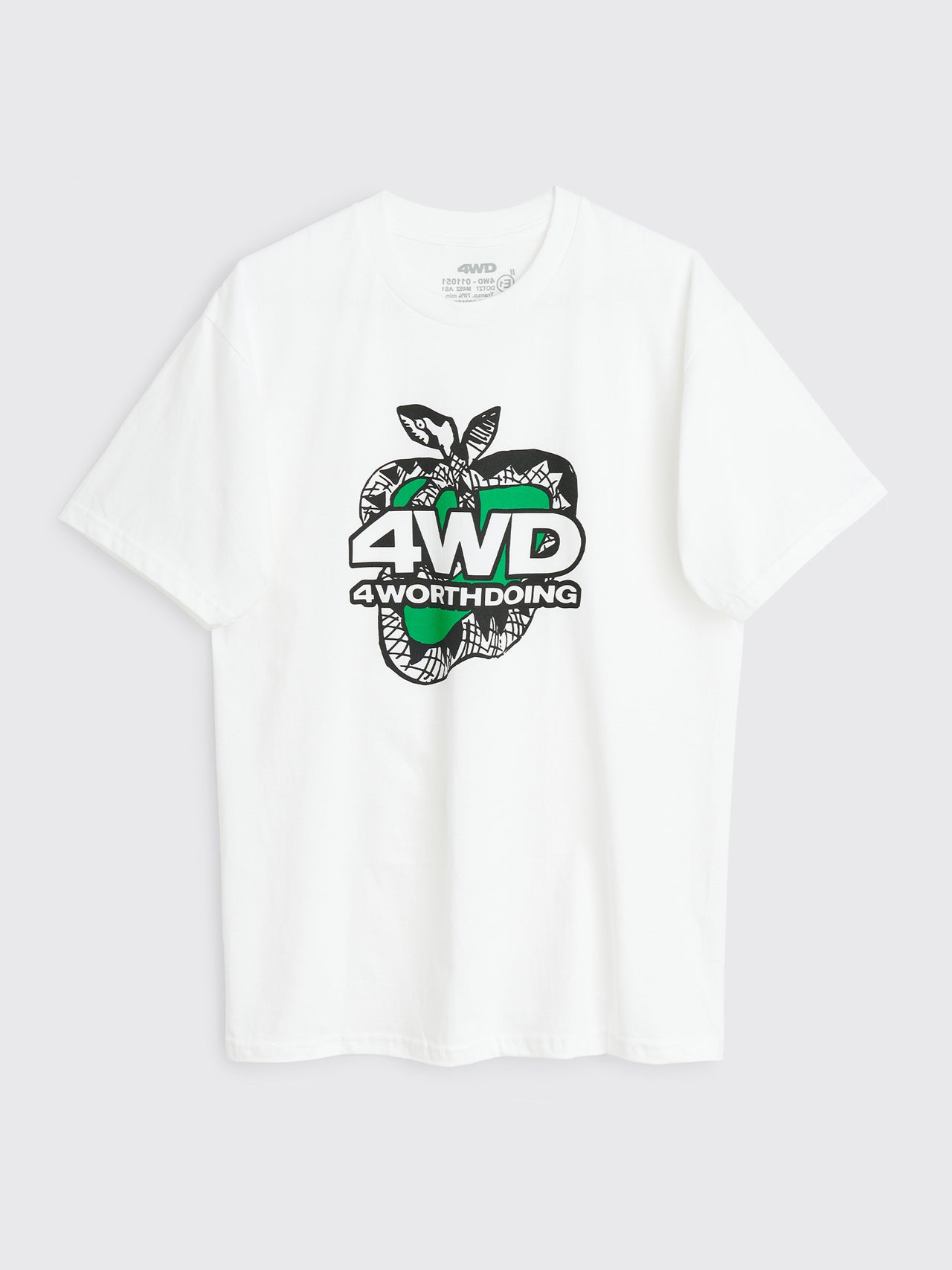 4WD Snake City T-shirt White