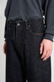 A.PRESSE Washed Denim Wide Pants Indigo