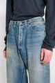 A.PRESSE No 2 Washed Denim Pants Indigo