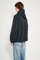 A.PRESSE Vintage Zip Sweat Hoodie Black