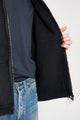 A.PRESSE Vintage Zip Sweat Hoodie Black