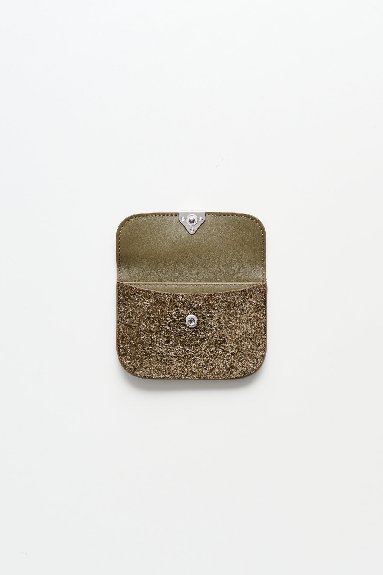 Lemaire Soft Tab Card Holder Velvet Moss