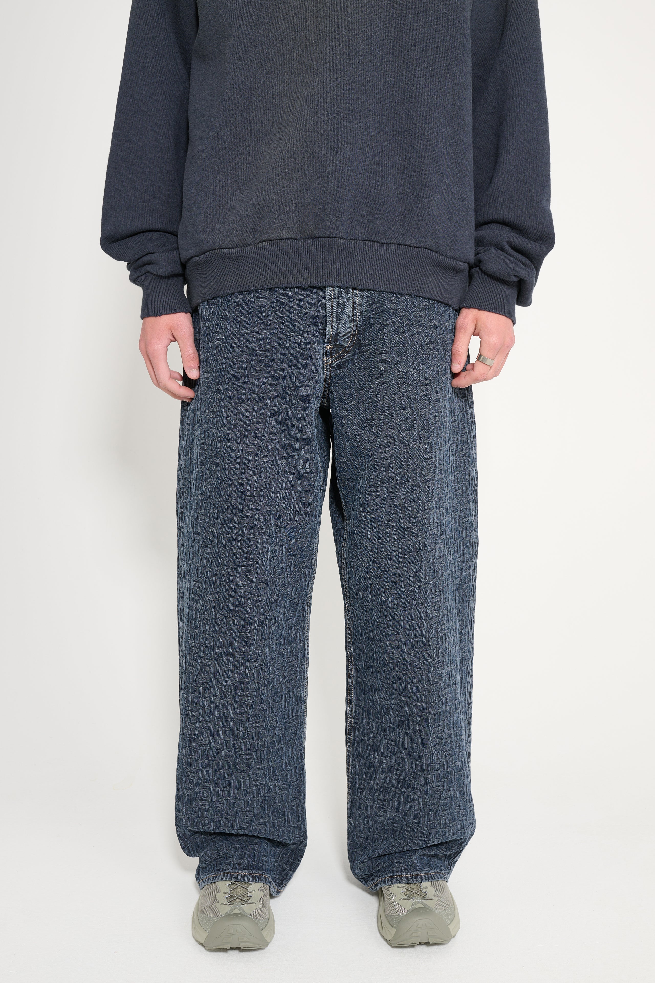 Acne Studios 1981M FN Monogram Blue / Black