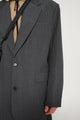 Acne Studios Relaxed Fit Suit Jacket Anthracite Grey