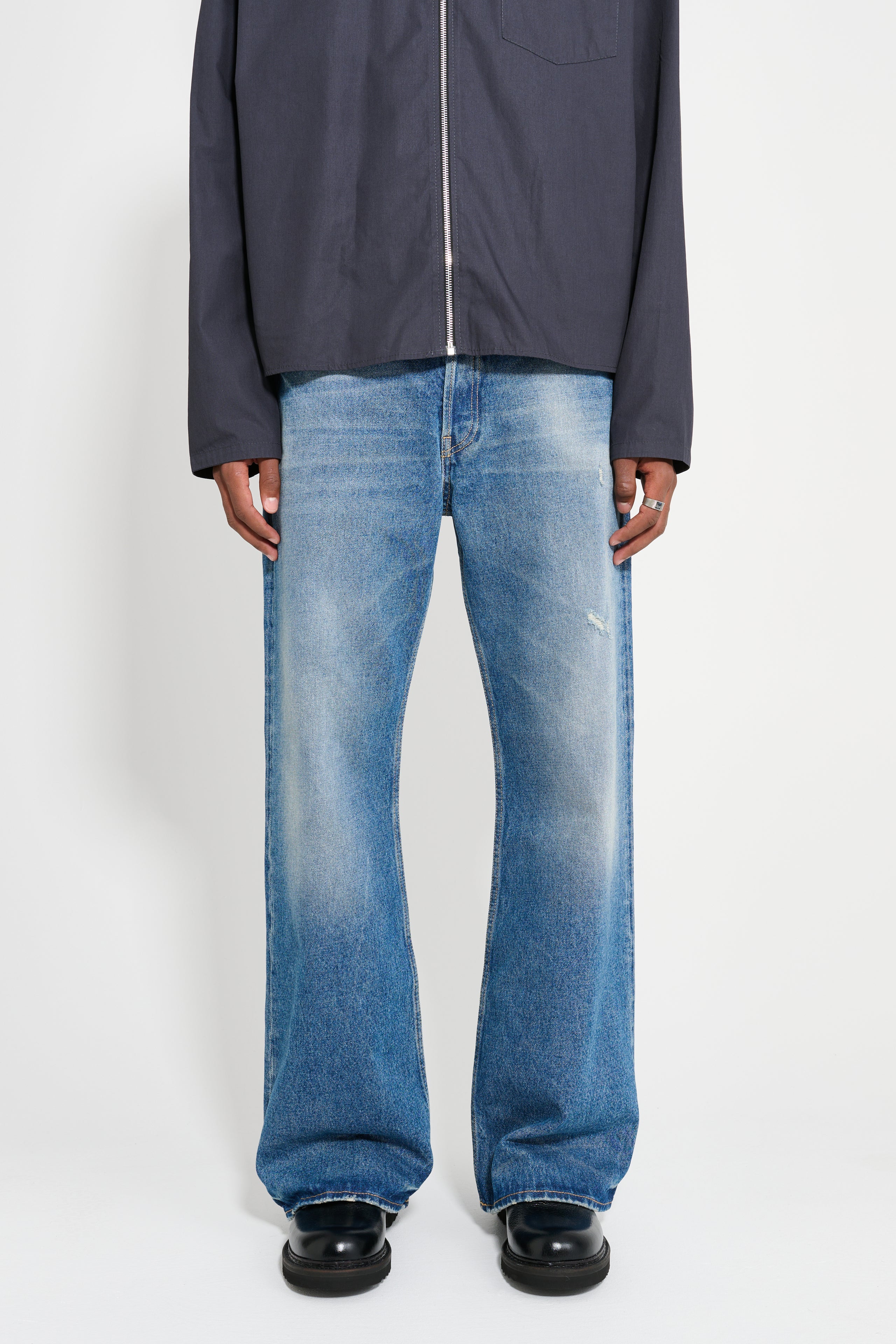 Acne Studios 2021M Loose Jeans Vintage Blue