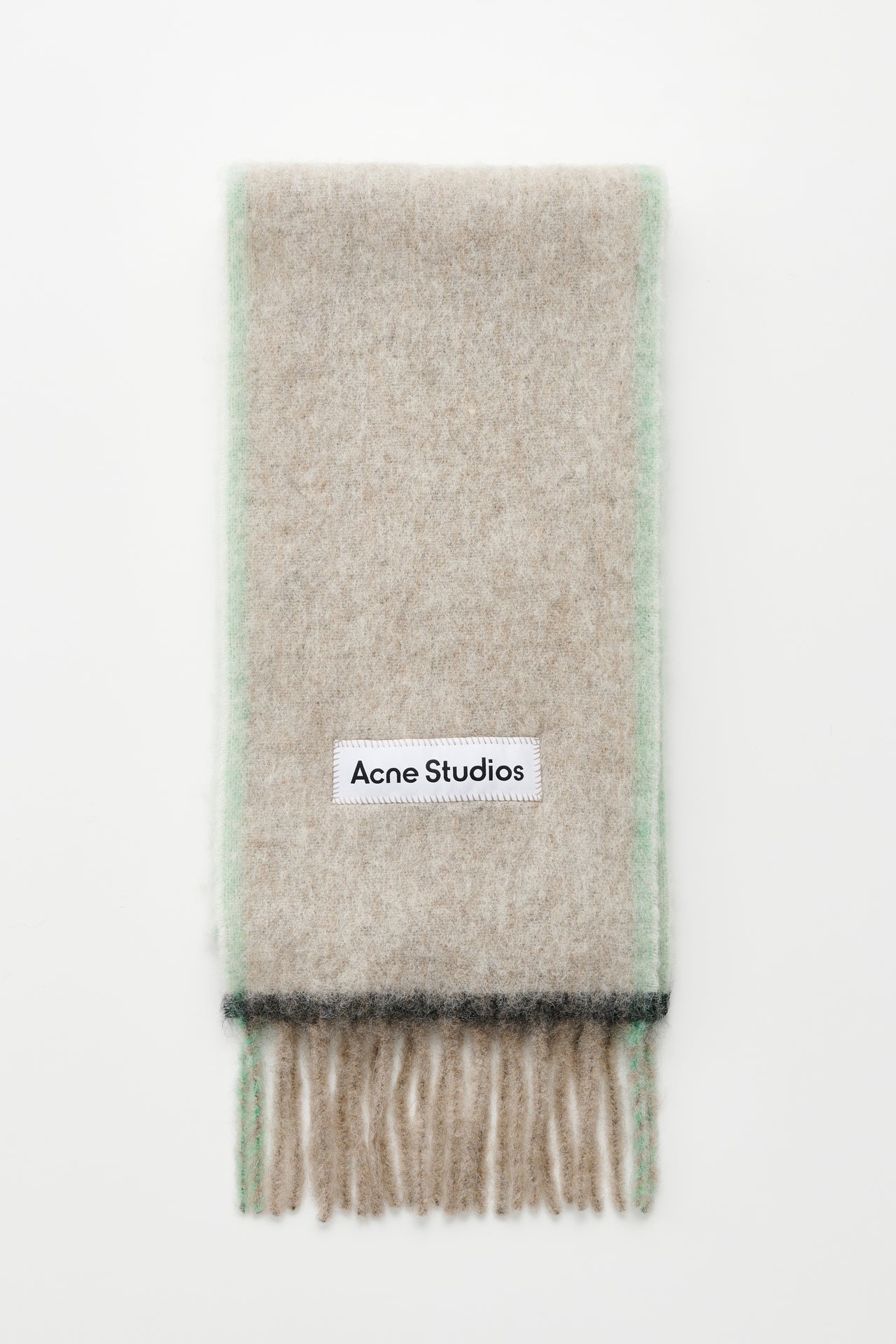 Acne Studios Heavy Scarf Beige / Grey