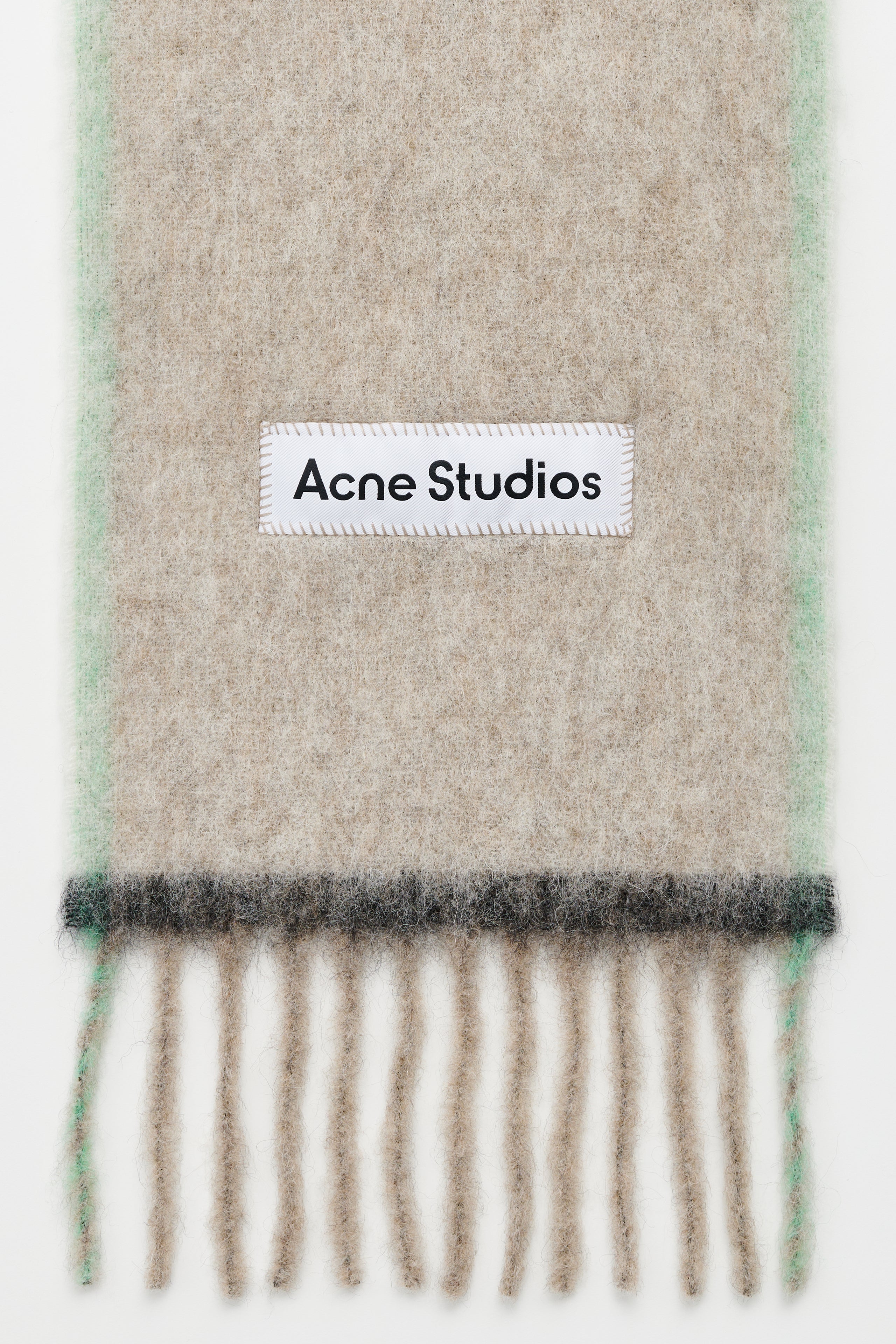 Acne Studios Heavy Scarf Beige / Grey