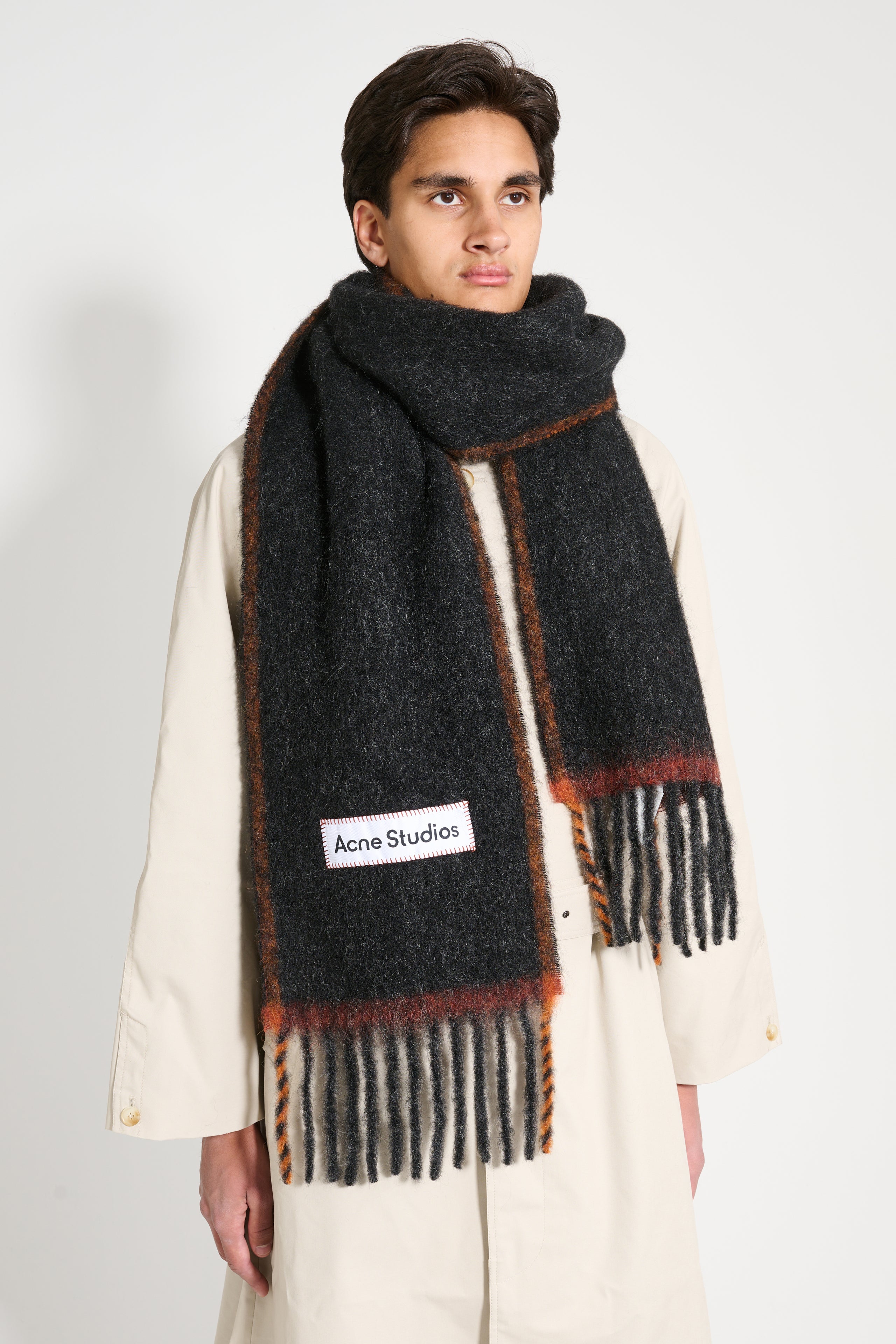 Acne Studios Heavy Scarf Black