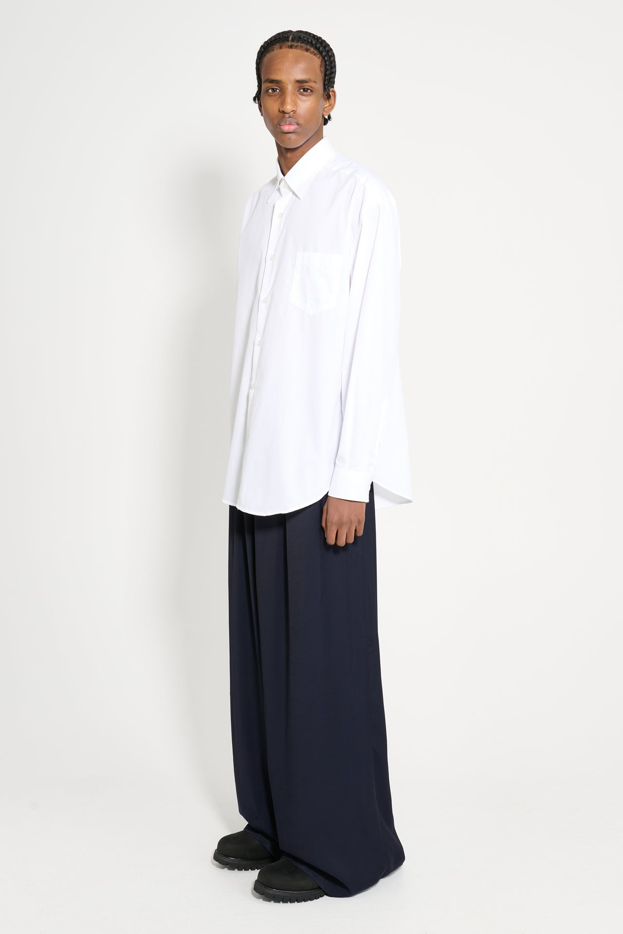 Acne Studios Casual  Fluid Trouser Navy