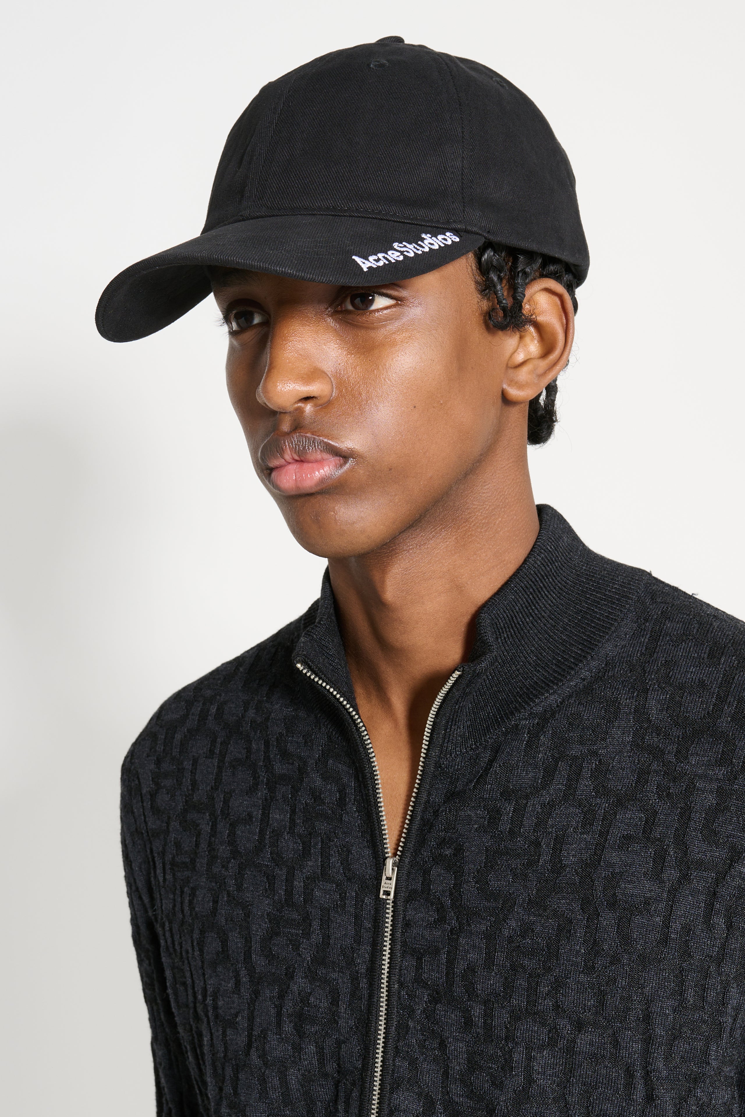 Acne Studios Logo Cap Black