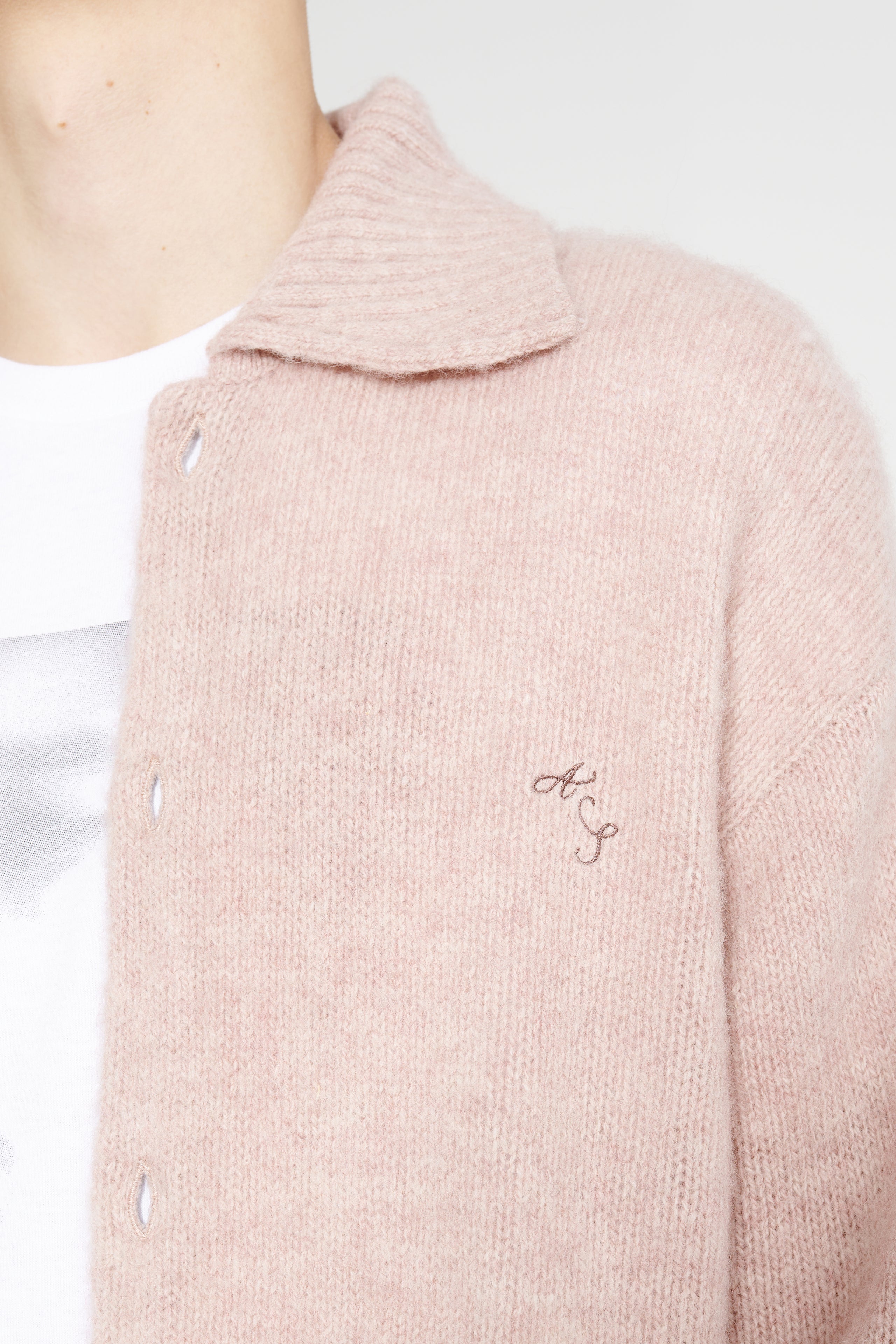 Acne Studios Cardigan Pink Melange