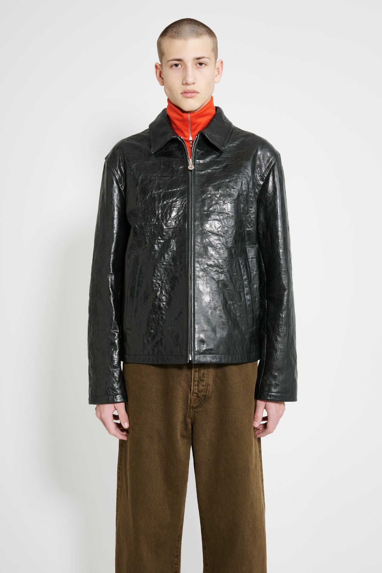 Acne Studios Leather Blouson Black