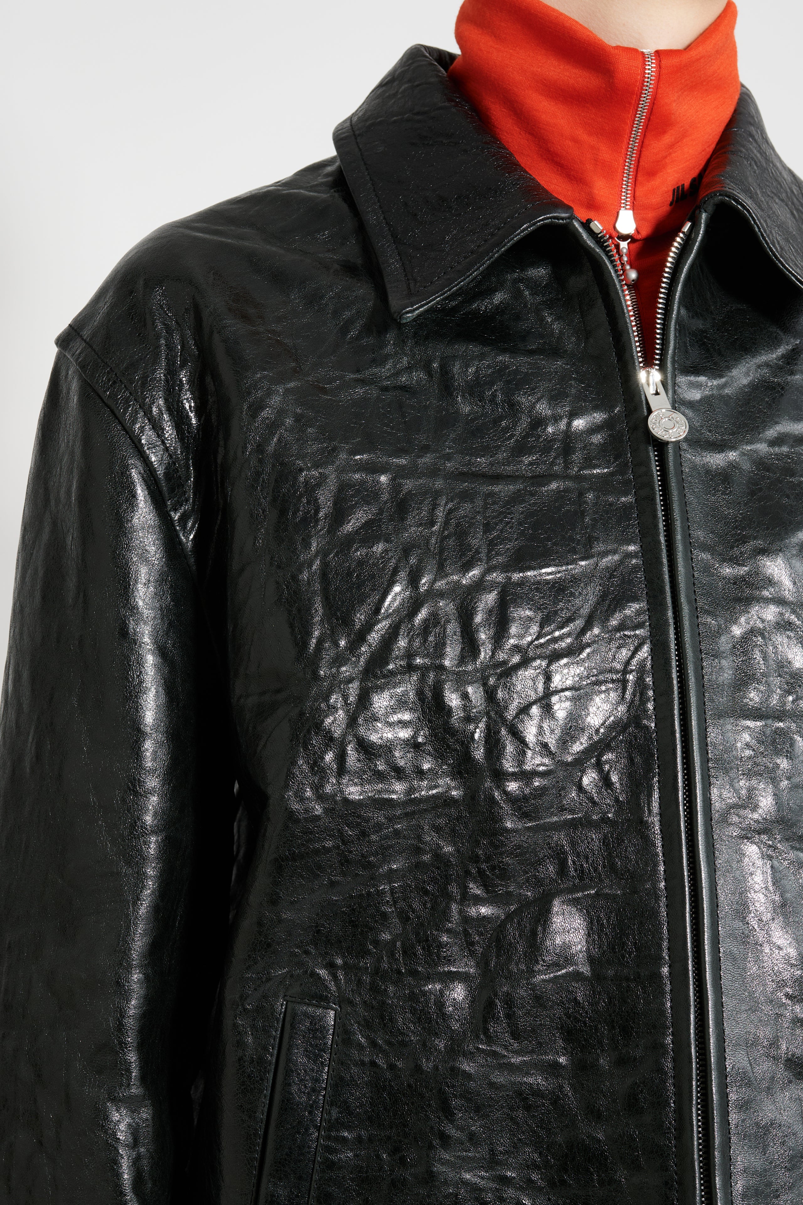 Acne Studios Leather Blouson Black