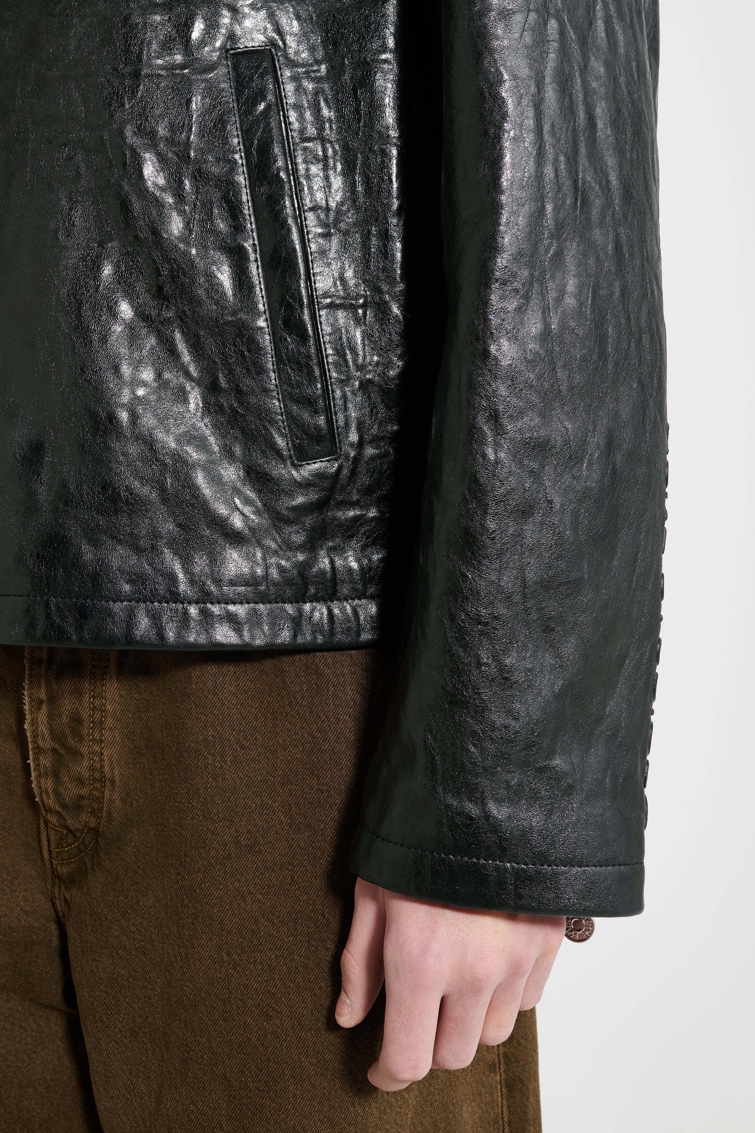 Acne Studios Leather Blouson Black