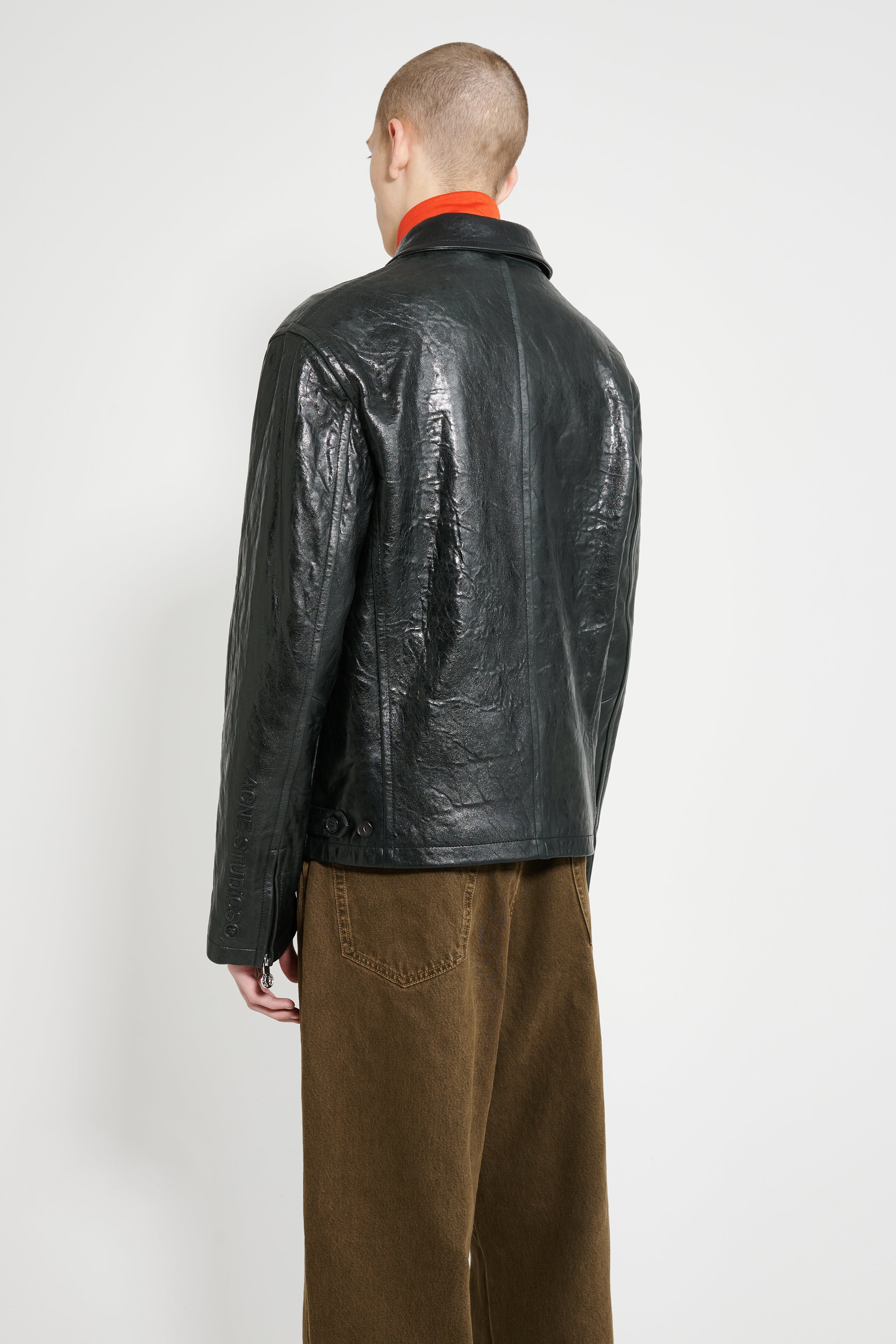 Acne Studios Leather Blouson Black