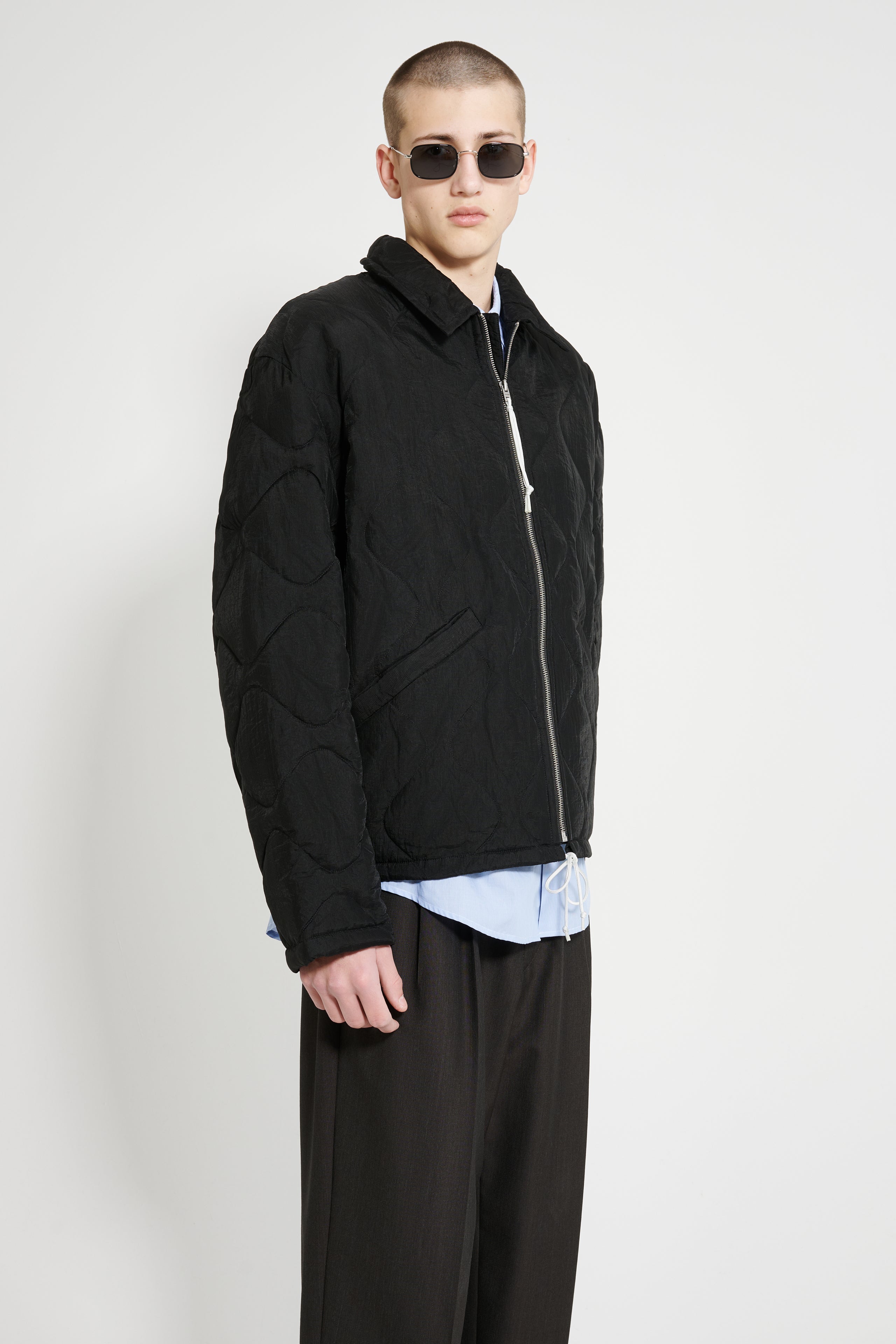 Acne Studios Padded Quilted Jacket Black