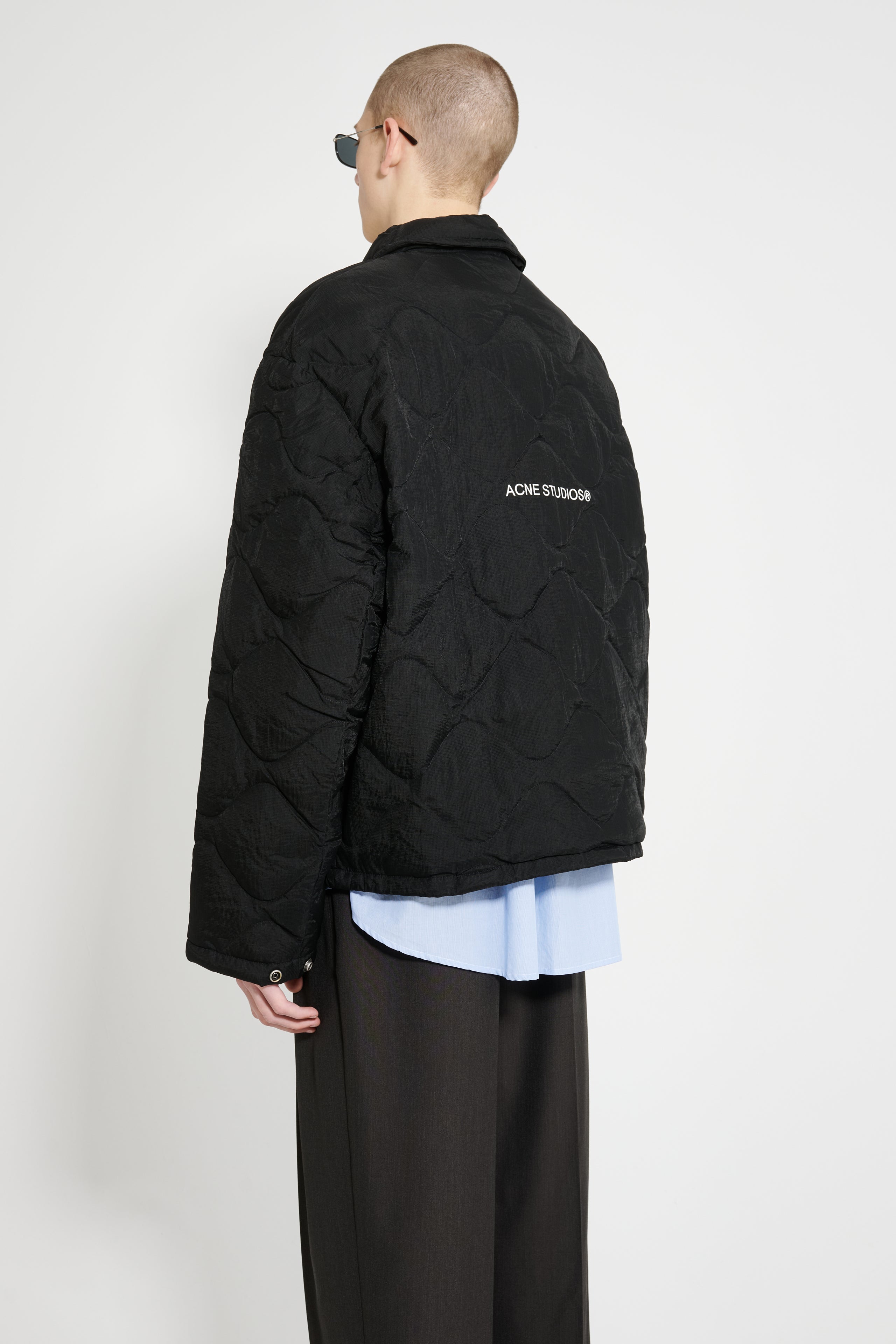 Acne Studios Padded Quilted Jacket Black