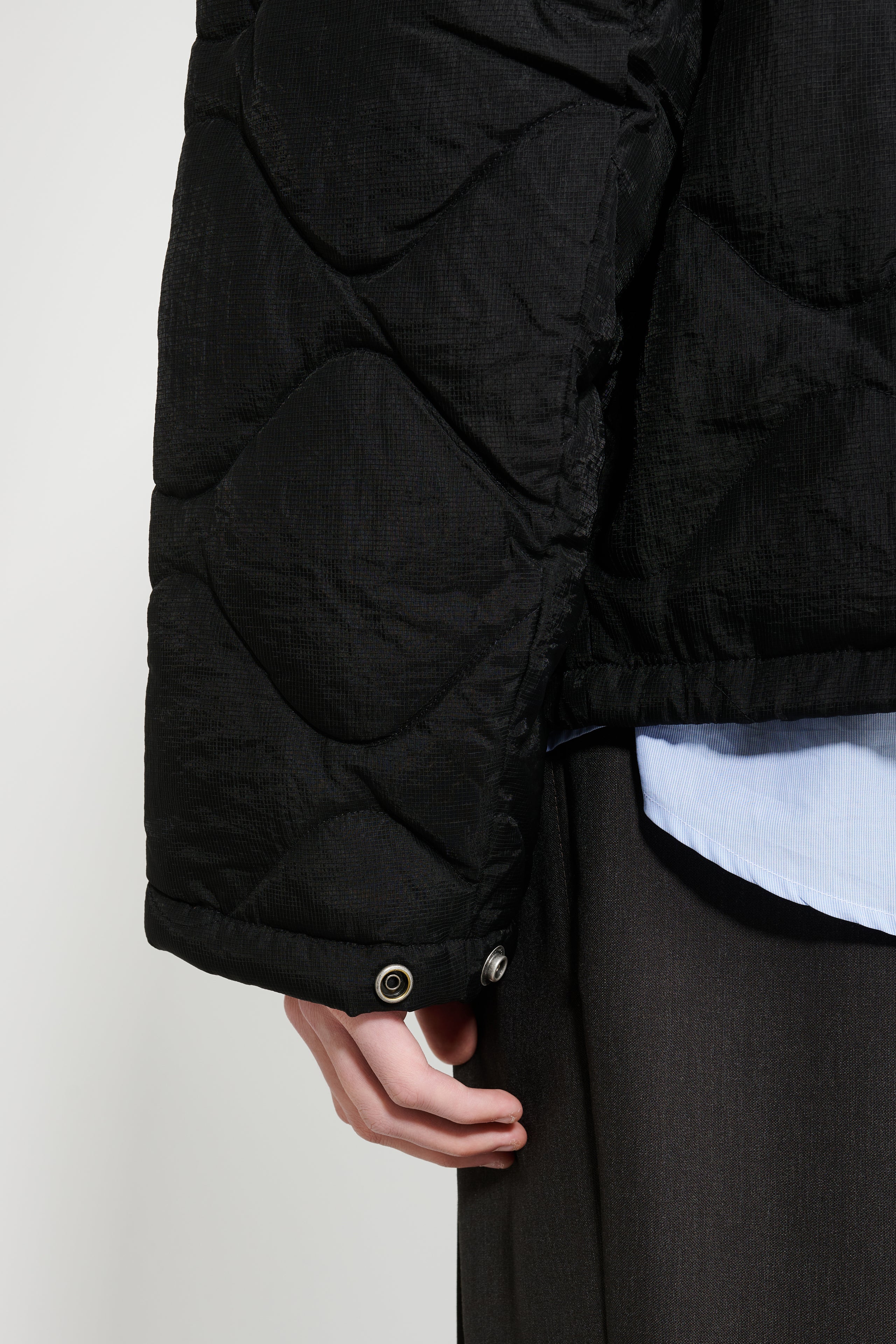 Acne Studios Padded Quilted Jacket Black