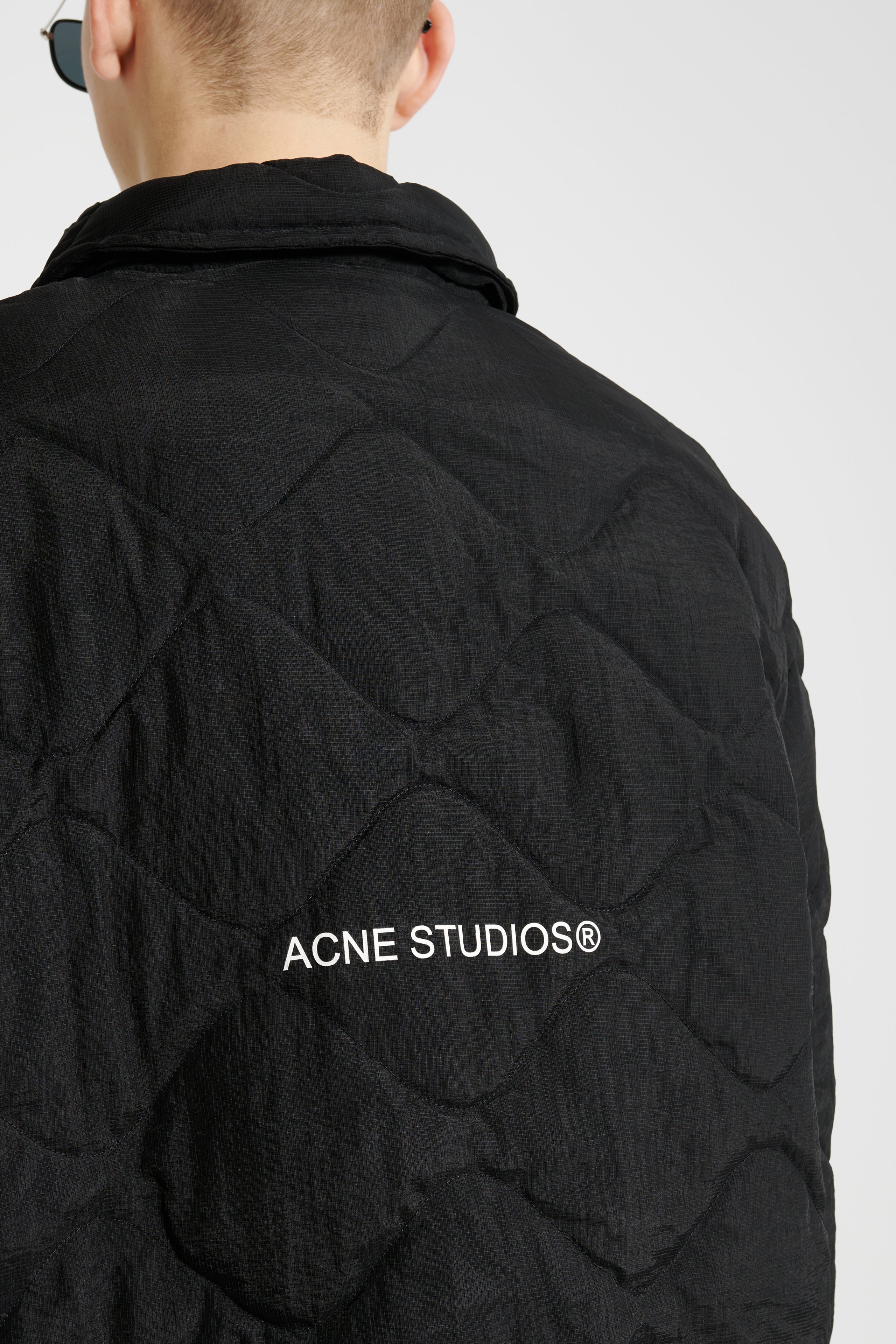 Acne Studios Padded Quilted Jacket Black