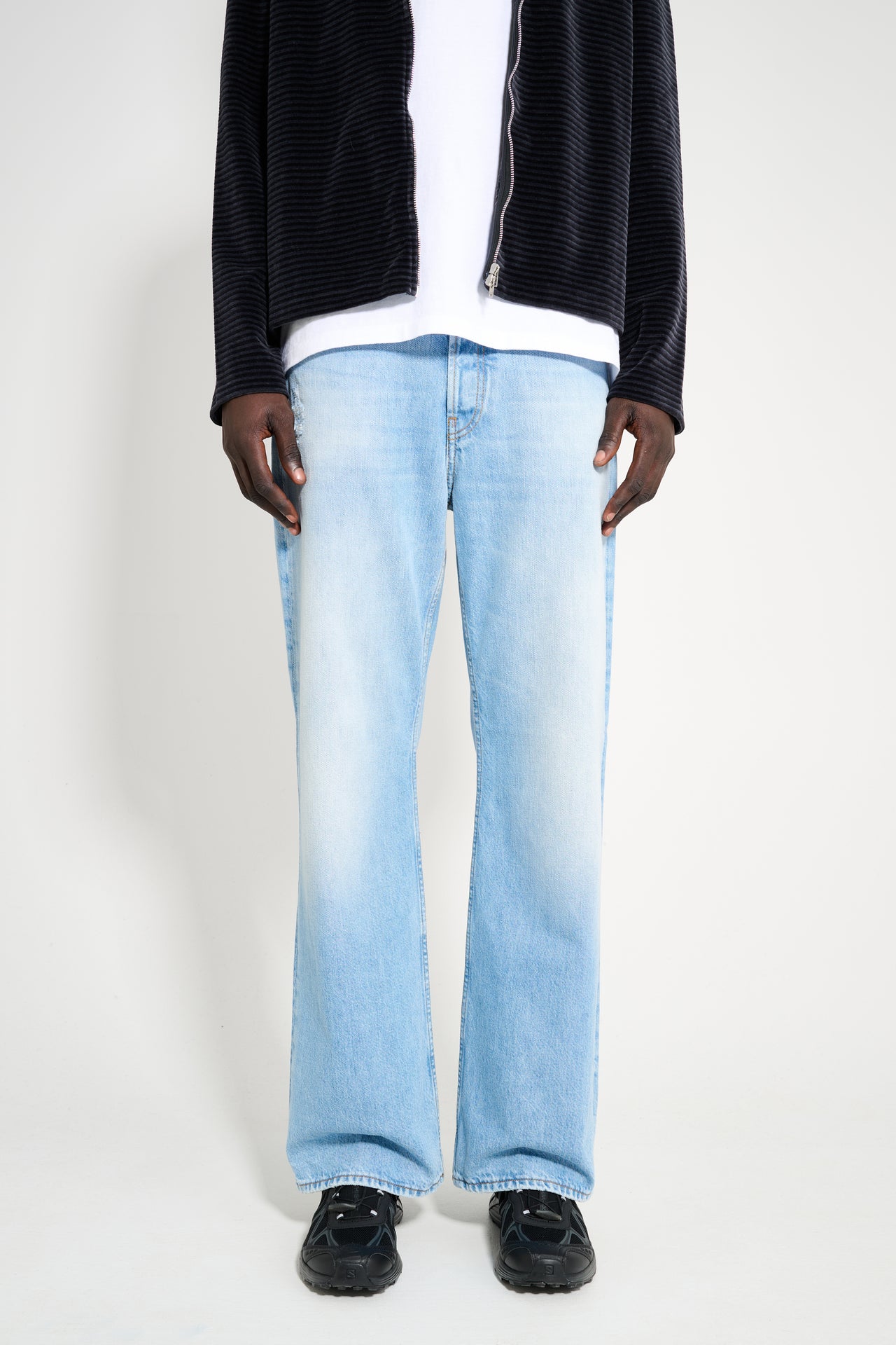 Acne Studios 2021M Loose Fit Jeans Vintage Light Blue